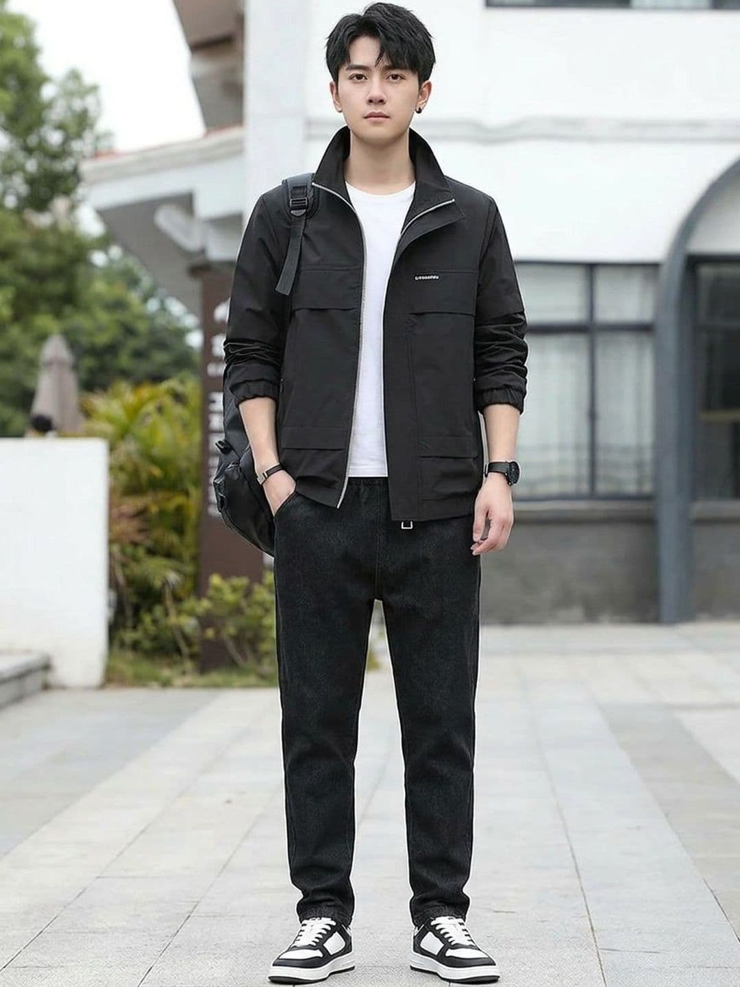Moda Rapido Men Lightweight Bomber Jacket - view 1
