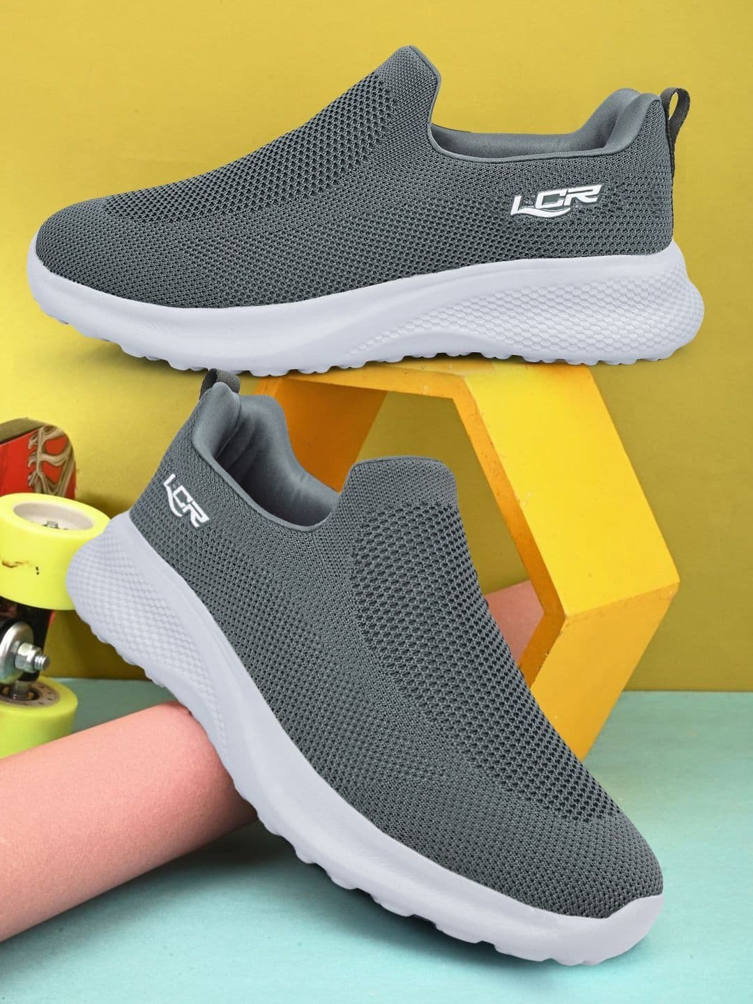 Lancer Men Mesh Running Non-Marking Shoes - view 1