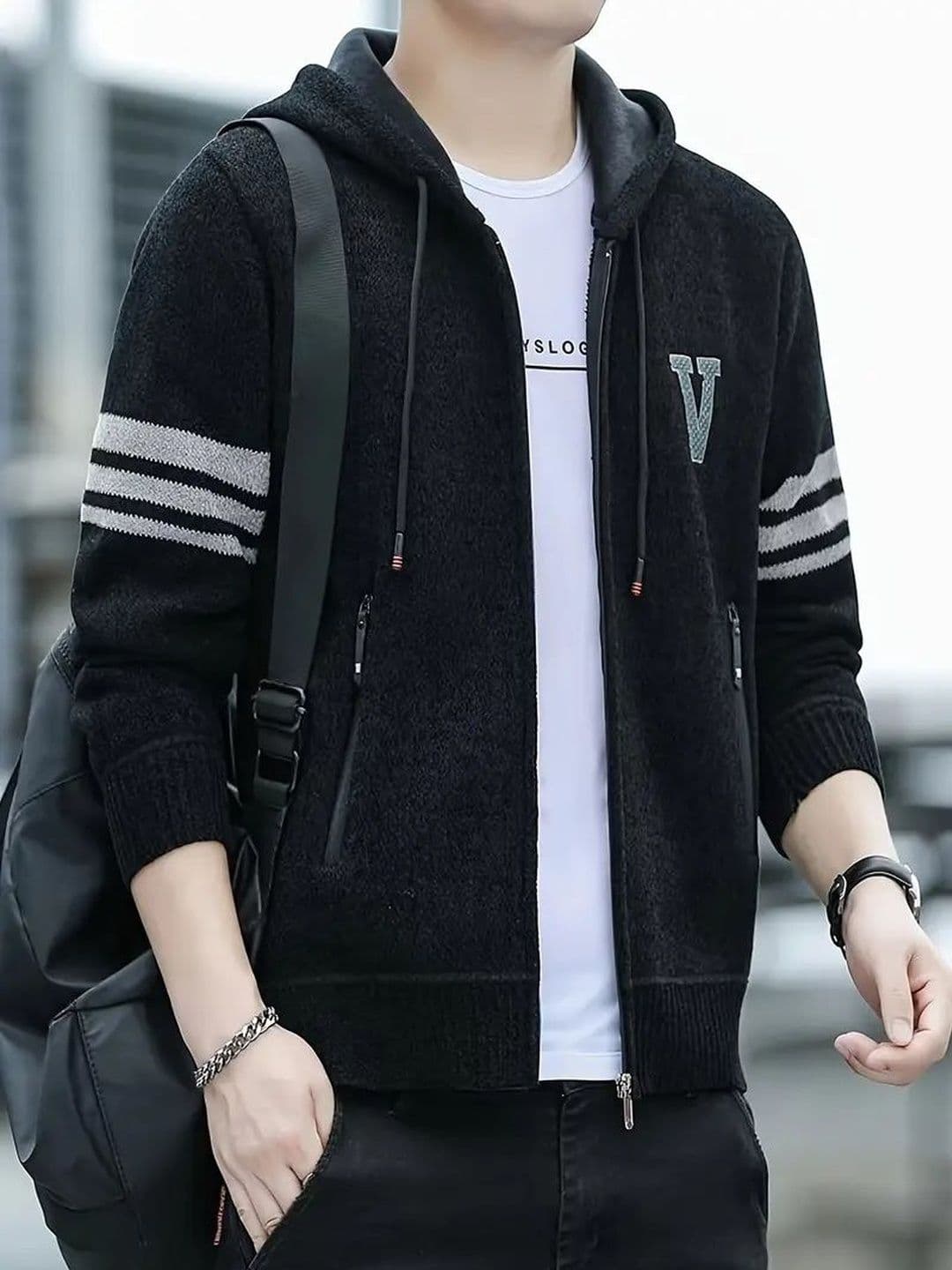 Moda Rapido Men Long Sleeves Hooded Jacket - view 1