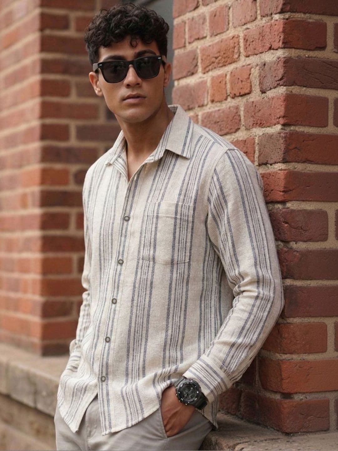 SZN Men Striped Casual Shirt - view 1