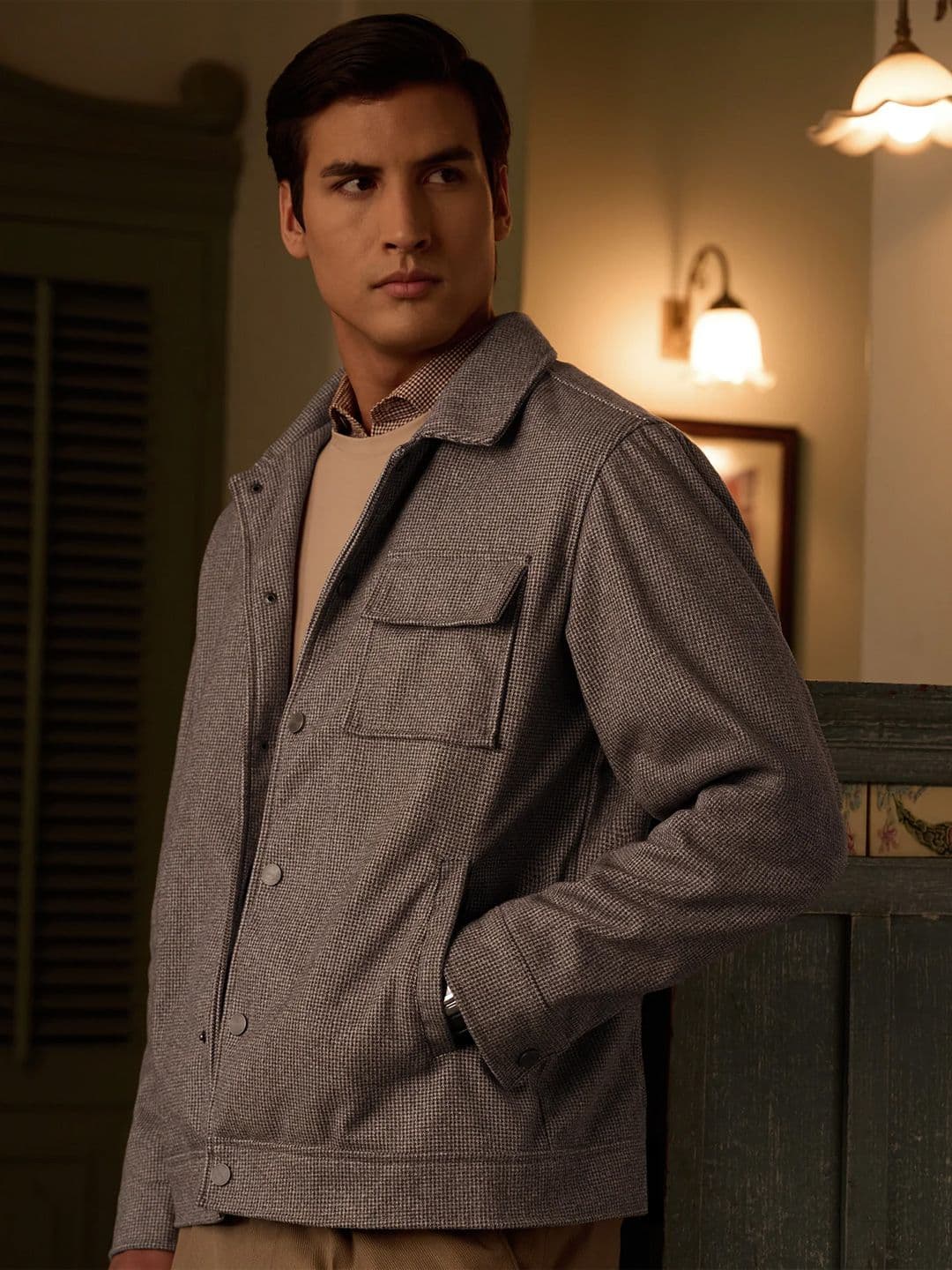 VAHRO Houndstooth Casual Jacket - view 1