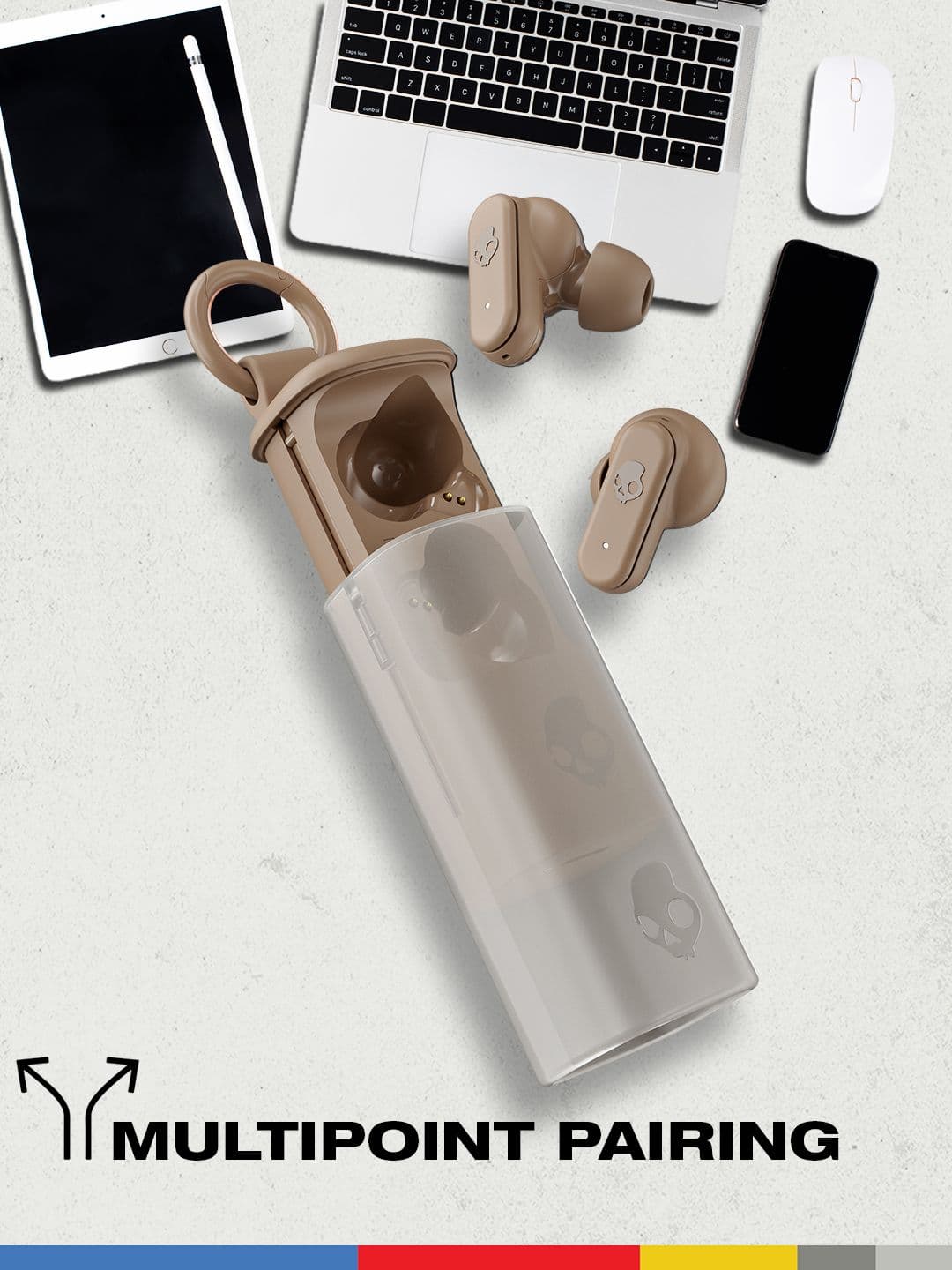 Skullcandy Dime Evo Water Resistant Wireless Bluetooth Earbuds with Preset EQ Modes - view 1
