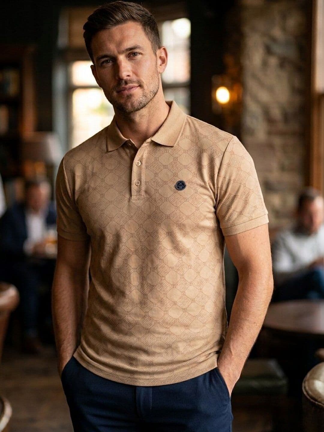 STRAY88 Men Polo Collar T-shirt - view 1