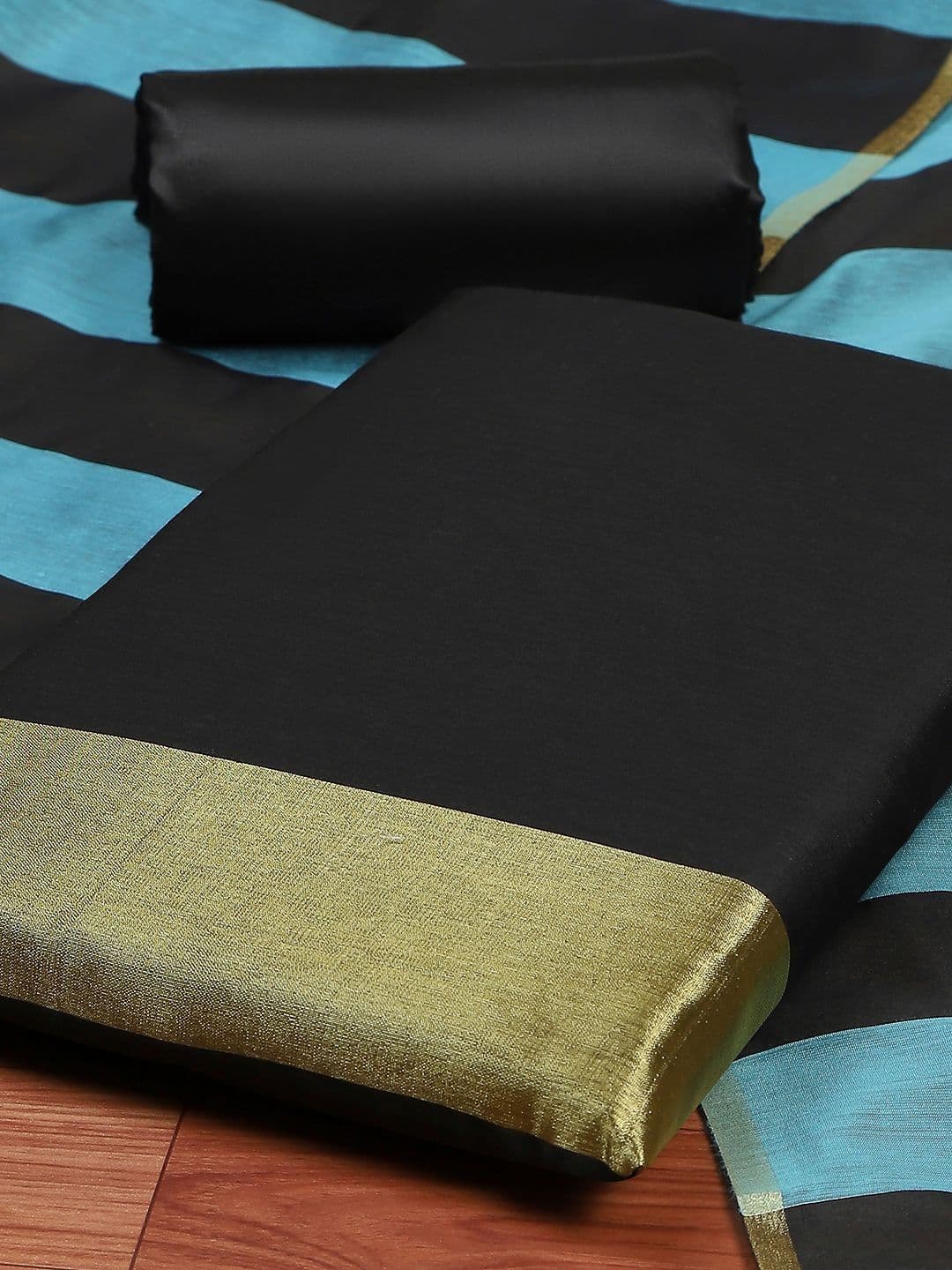 Biba Unstitched Dress Material - view 1