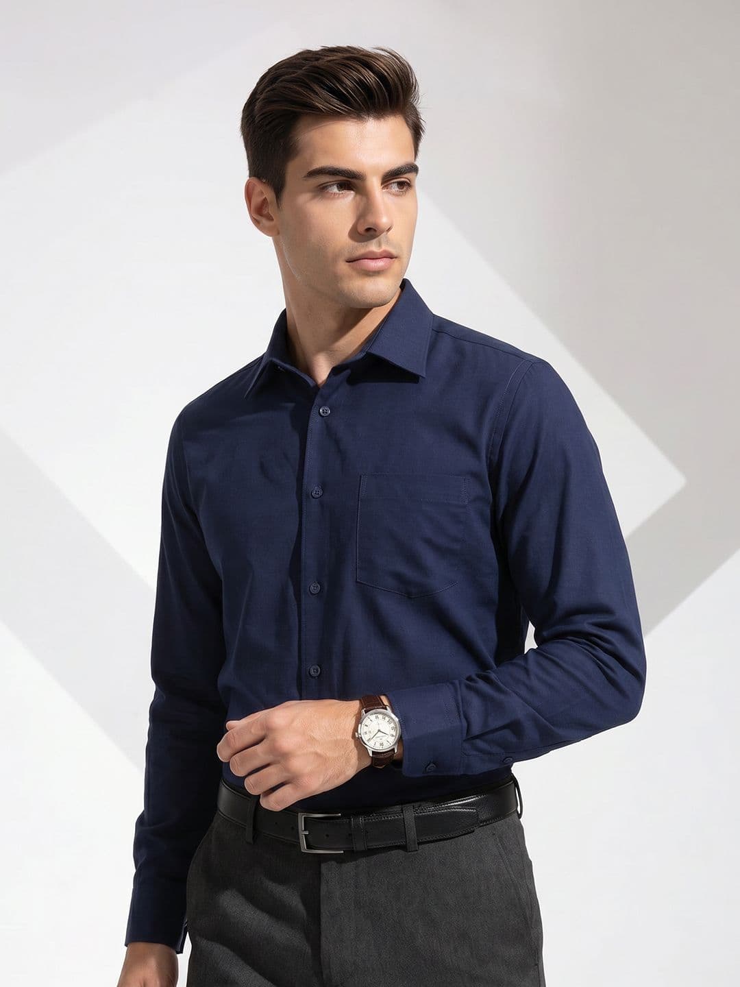 INVICTUS Slim Fit Pure Cotton Formal Shirt - view 1