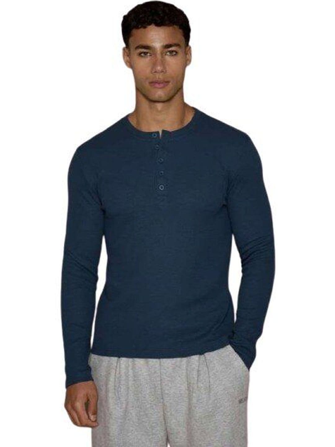 The Modern Soul Men Henley Neck T-shirt - view 1