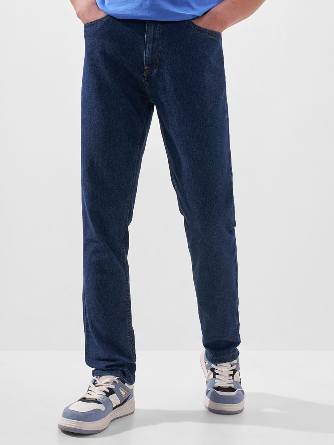 HIGHLANDER Men Slim Fit Clean Look No Fade Stretchable Jeans - view 1