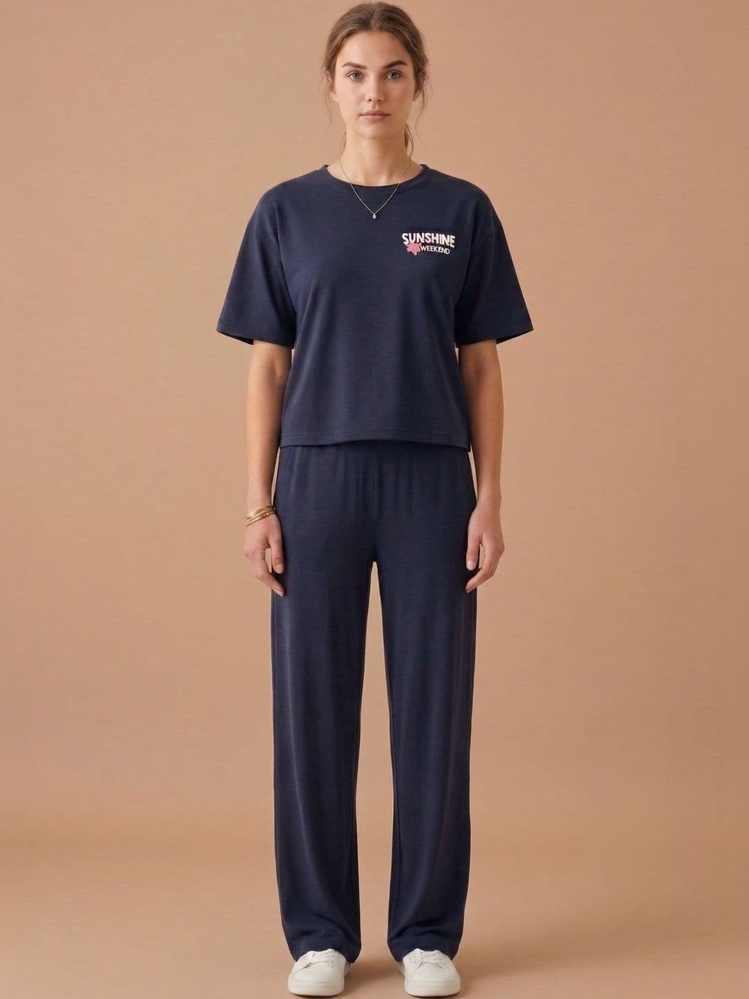 Mast & Harbour Printed T-shirt with Trousers - view 1