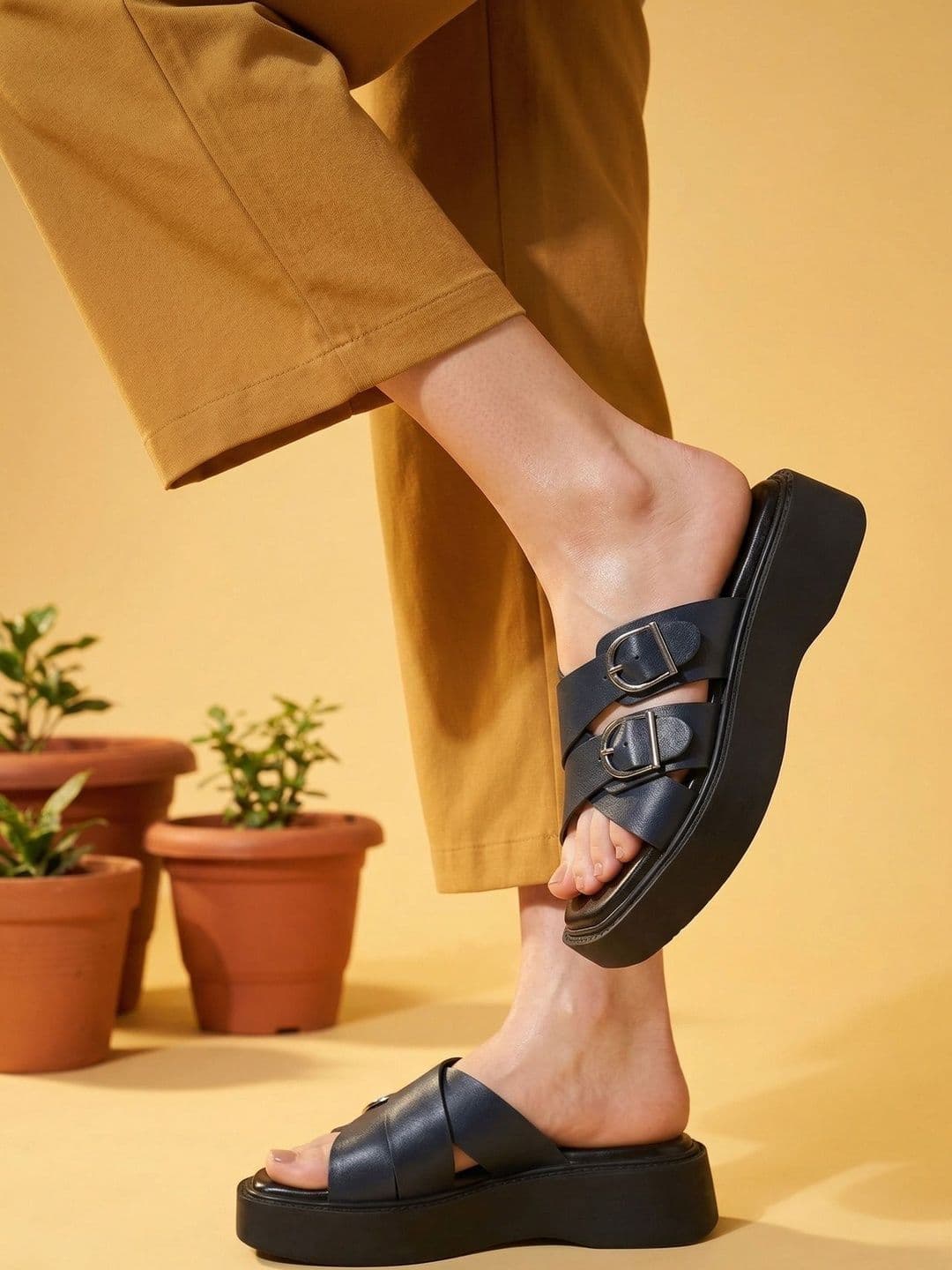 El Paso Platform Sandals - view 1