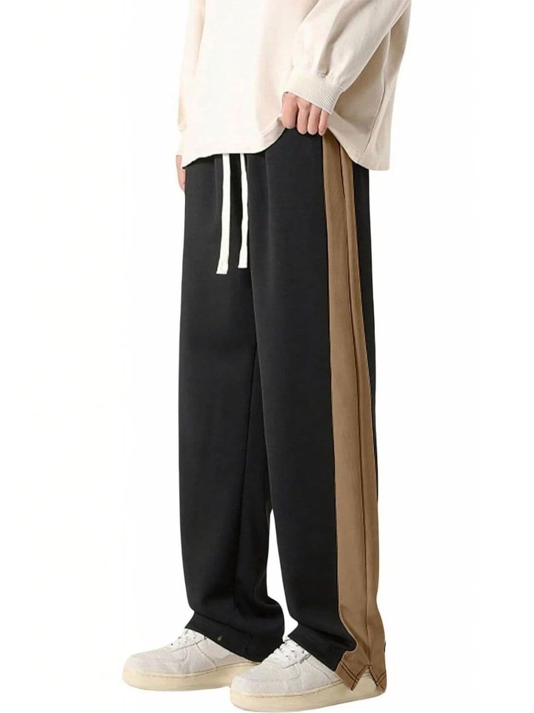 CHROVEL Men Relaxed Fit Striped Joggers - view 1