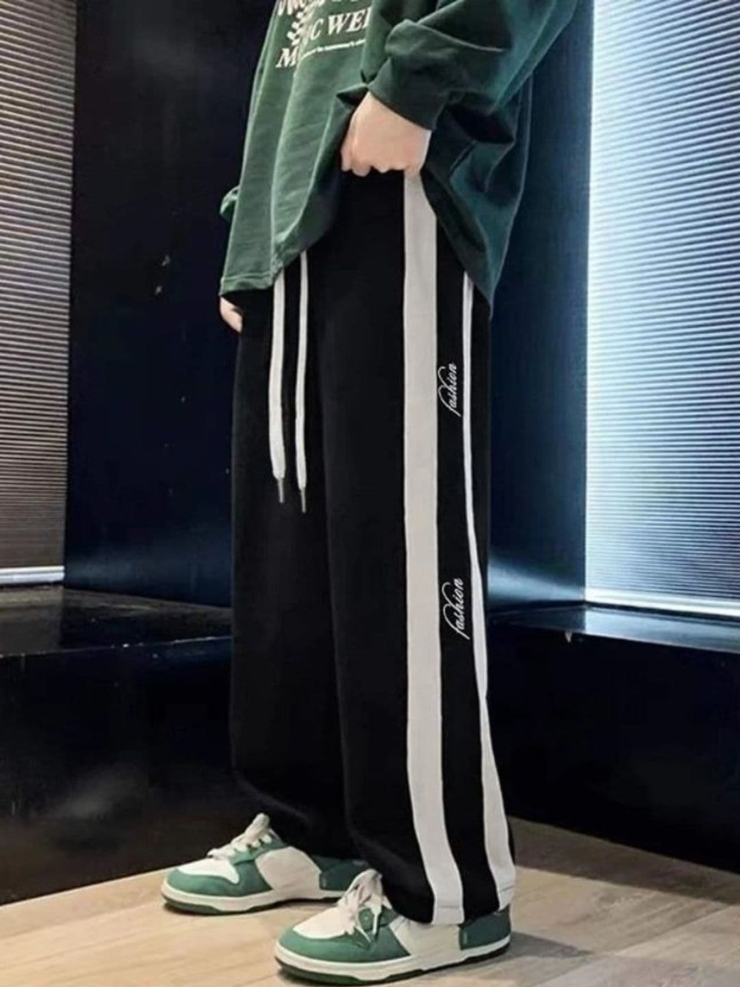 CHROVEL Men Relaxed Fit Striped Joggers - view 1