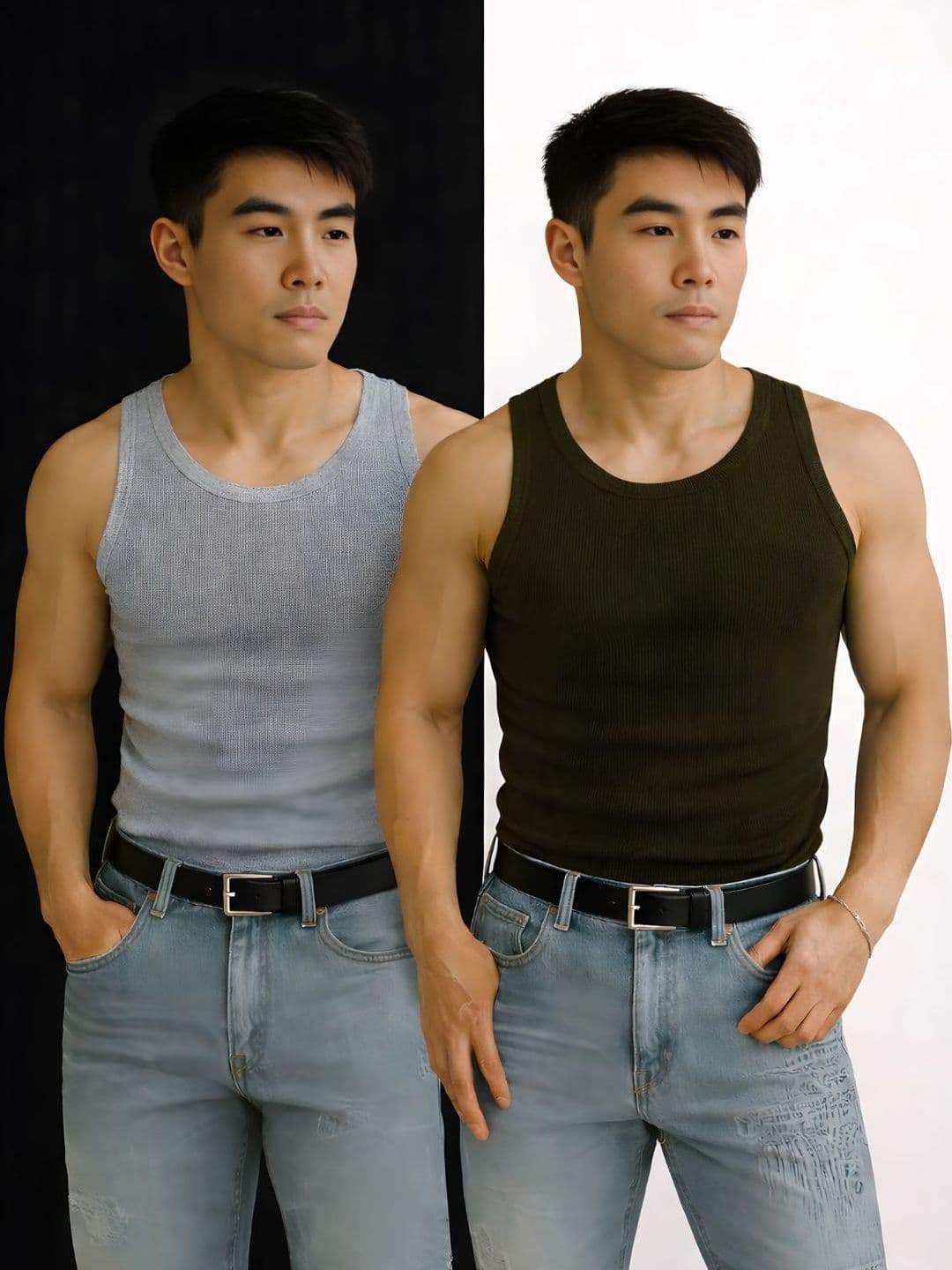 ROCKWELL Pack of 2 Cotton Innerwear Vests - view 1