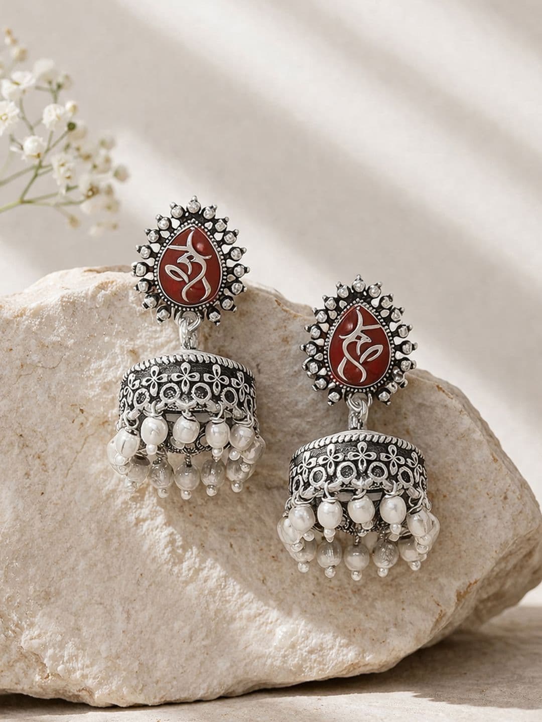 Voylla Moksha Metal Embellisheds Earrings - view 1