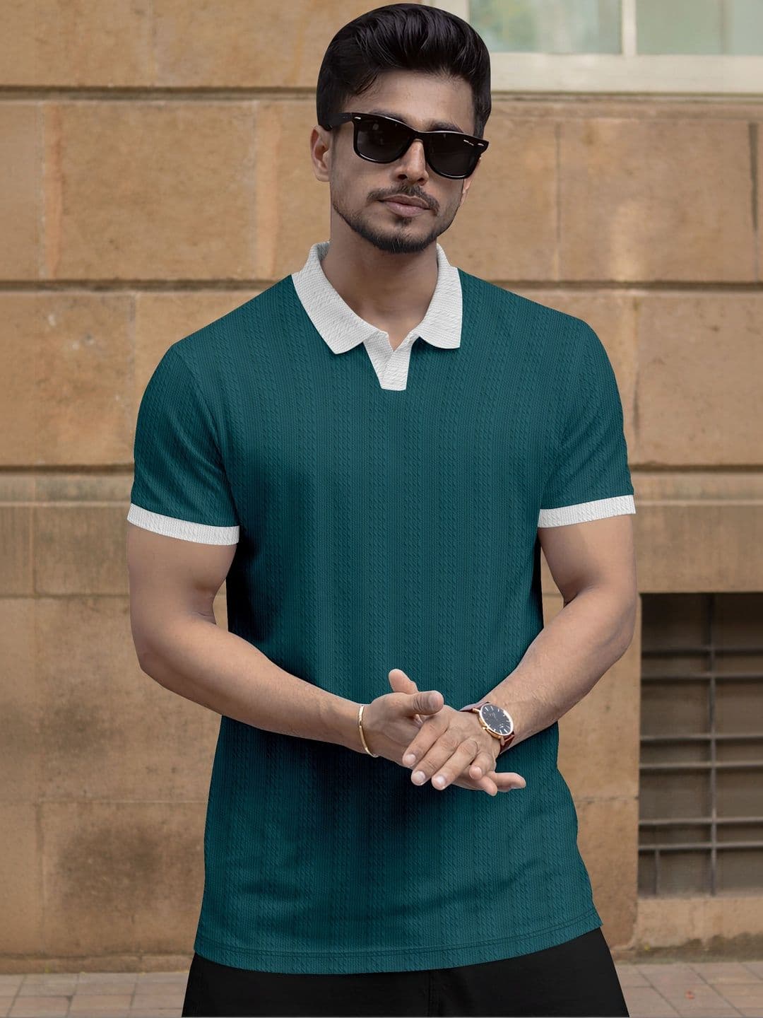 Moda Rapido Men Polo Collar T-shirt - view 1