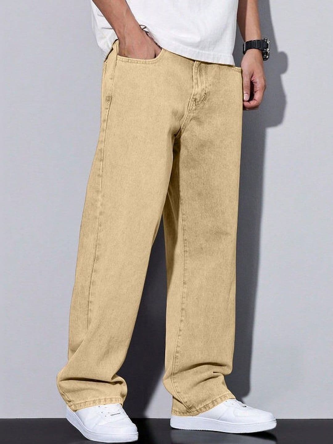 BESTLOO Men Relaxed Fit Mid-Rise Stretchable Jeans - view 1