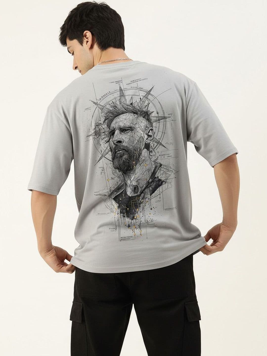 LazyGreg Men Graphic Printed Relaxed Fit Cotton T-shirt - view 1