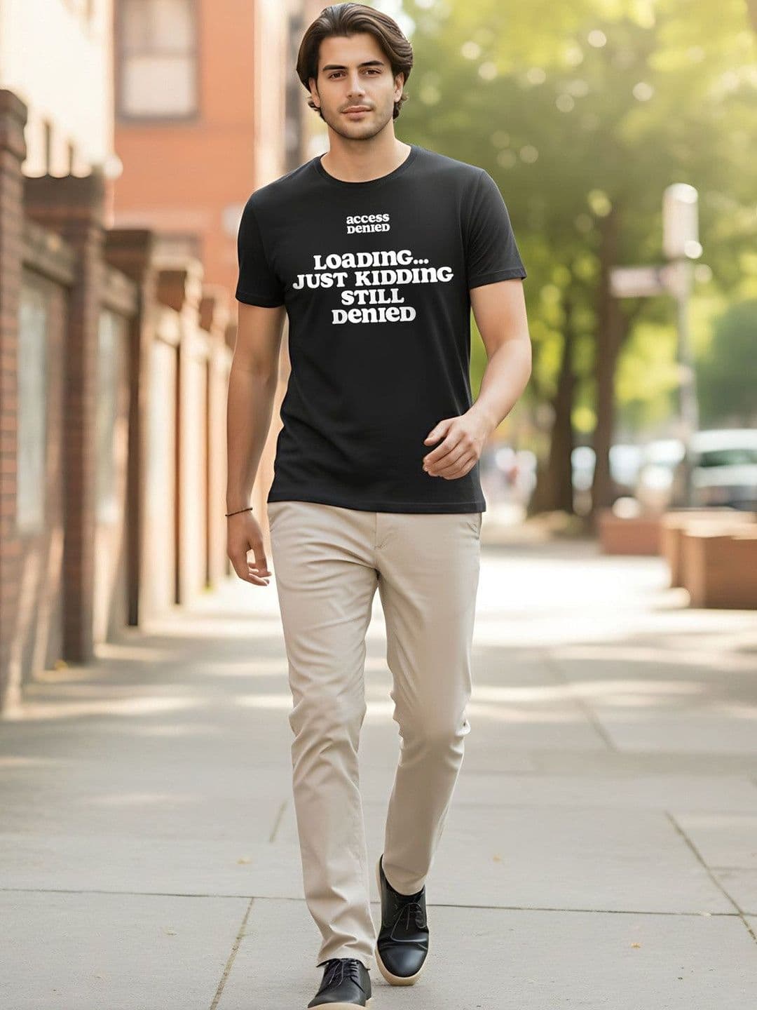 SYMBLANCE Men Typography Printed T-shirt - view 1