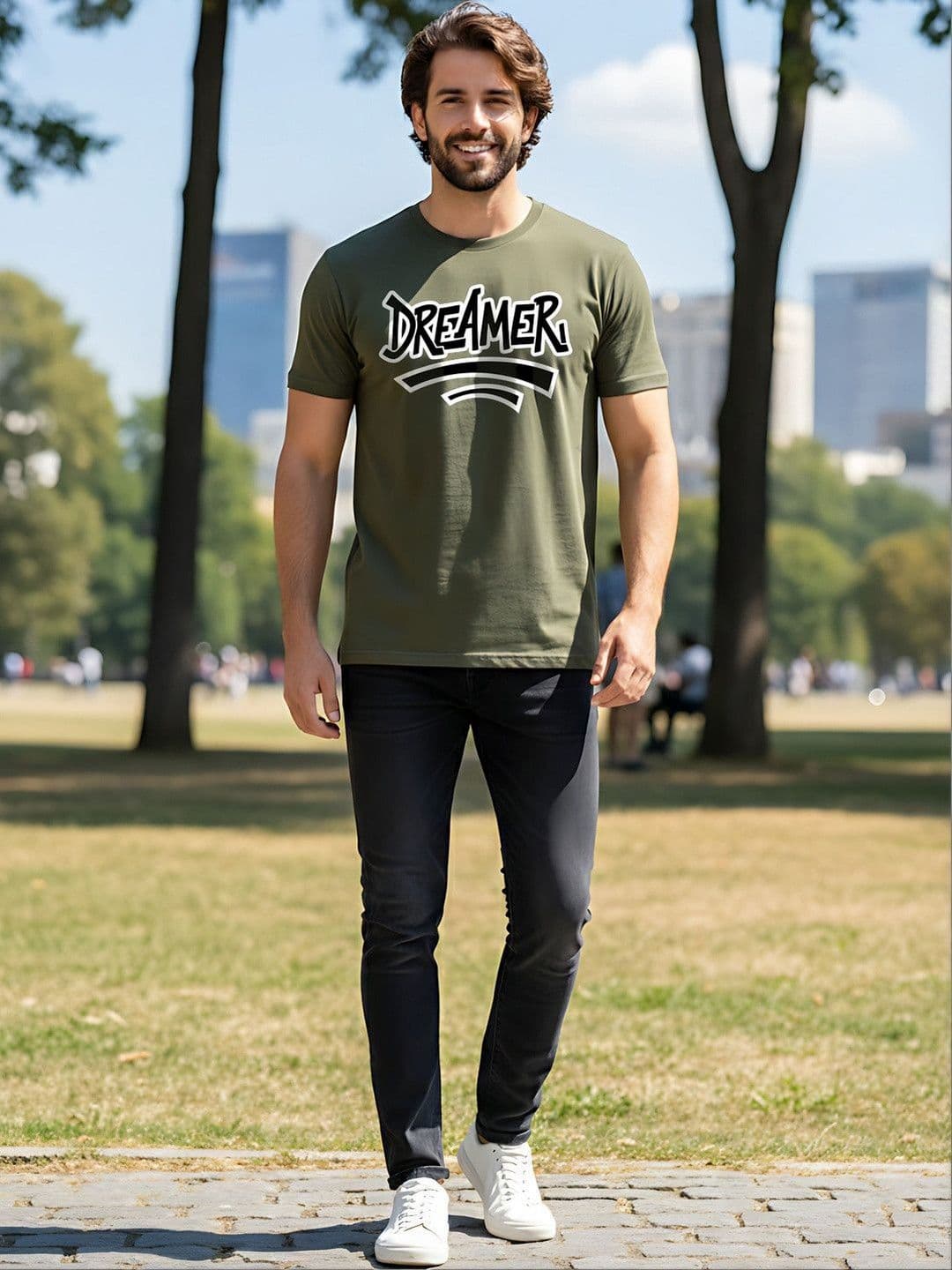 SYMBLANCE Men Typography Printed T-shirt - view 1