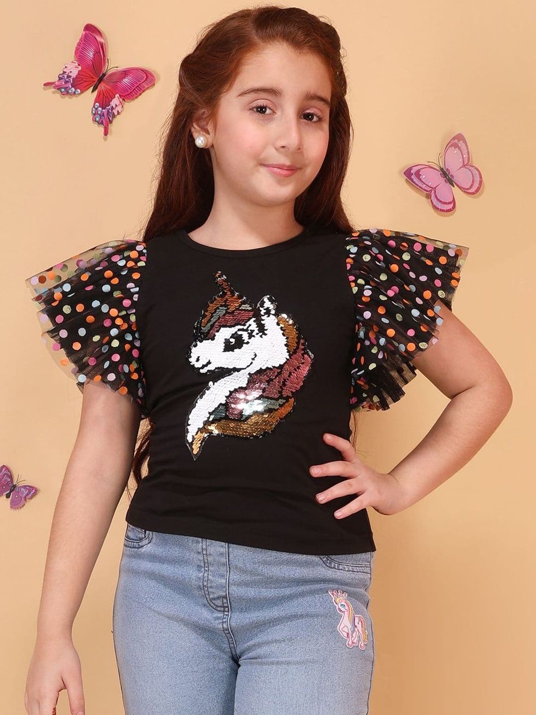 CUTECUMBER Girls Cotton Tops - view 1