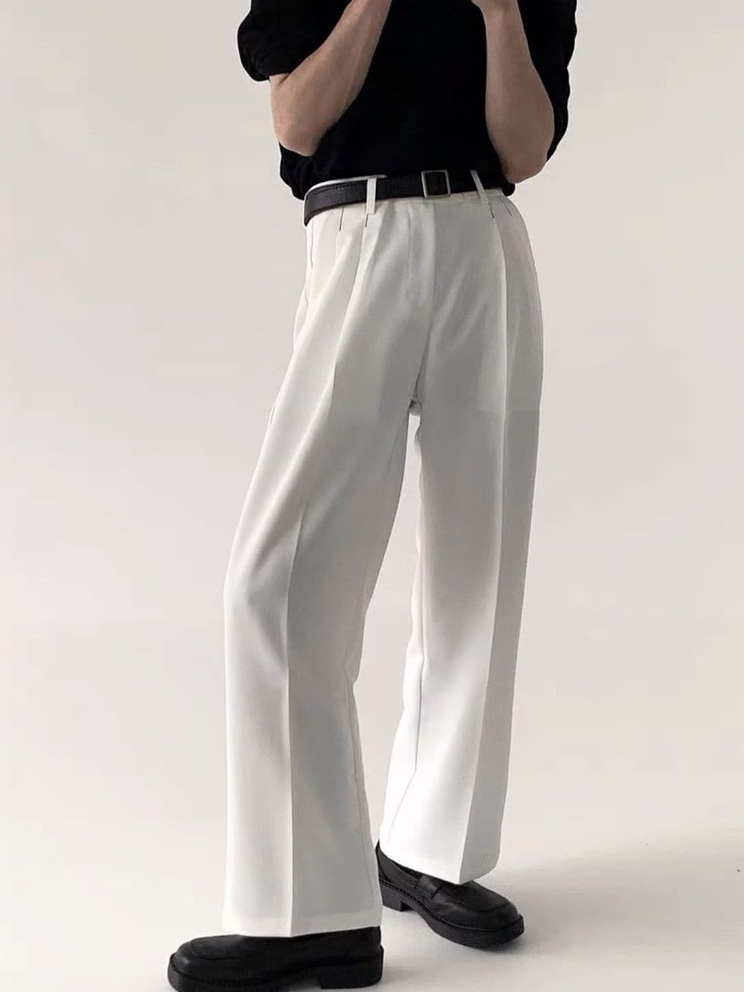 Suo Men Easy Wash Pleated Trousers - view 1