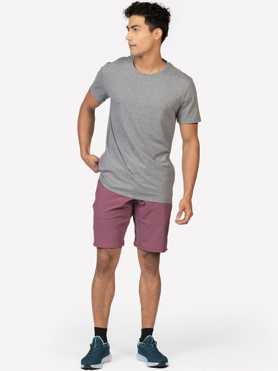 Decathlon Domyos - Men Black Stretchable Gym T-Shirt - view 1