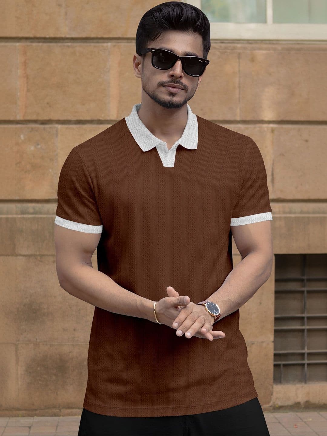 Moda Rapido Men Polo Collar T-shirt - view 1