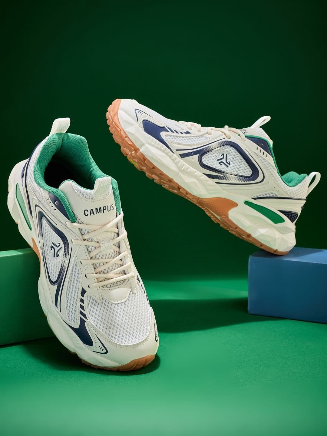 Campus 22G-13434 Men Colourblocked Sneakers - view 1