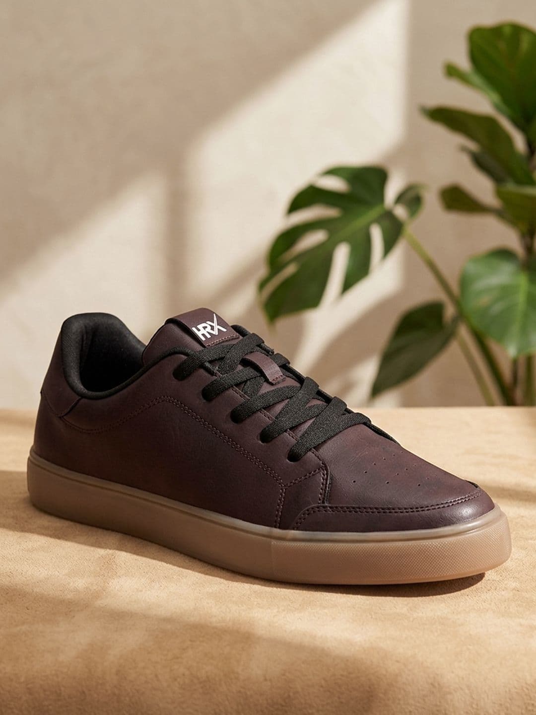 HRX by Hrithik Roshan Men Round Toe Mid-Top Lace-Ups Sneakers - view 1