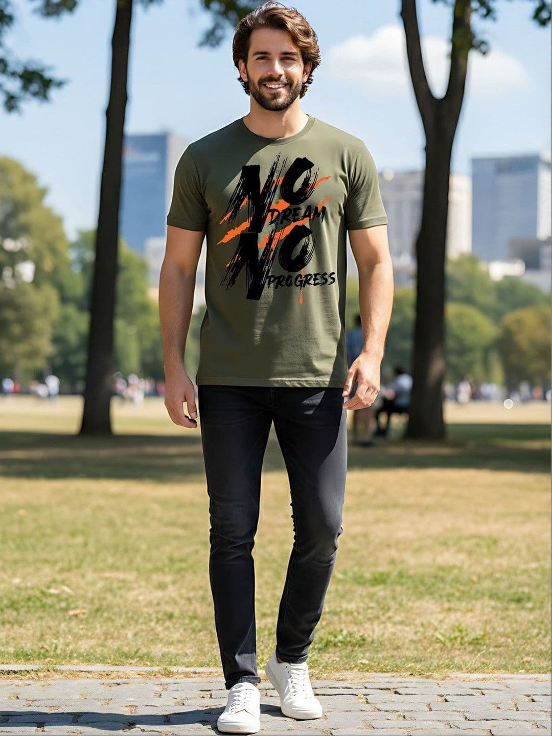 SYMBLANCE Men Typography Printed T-shirt - view 1