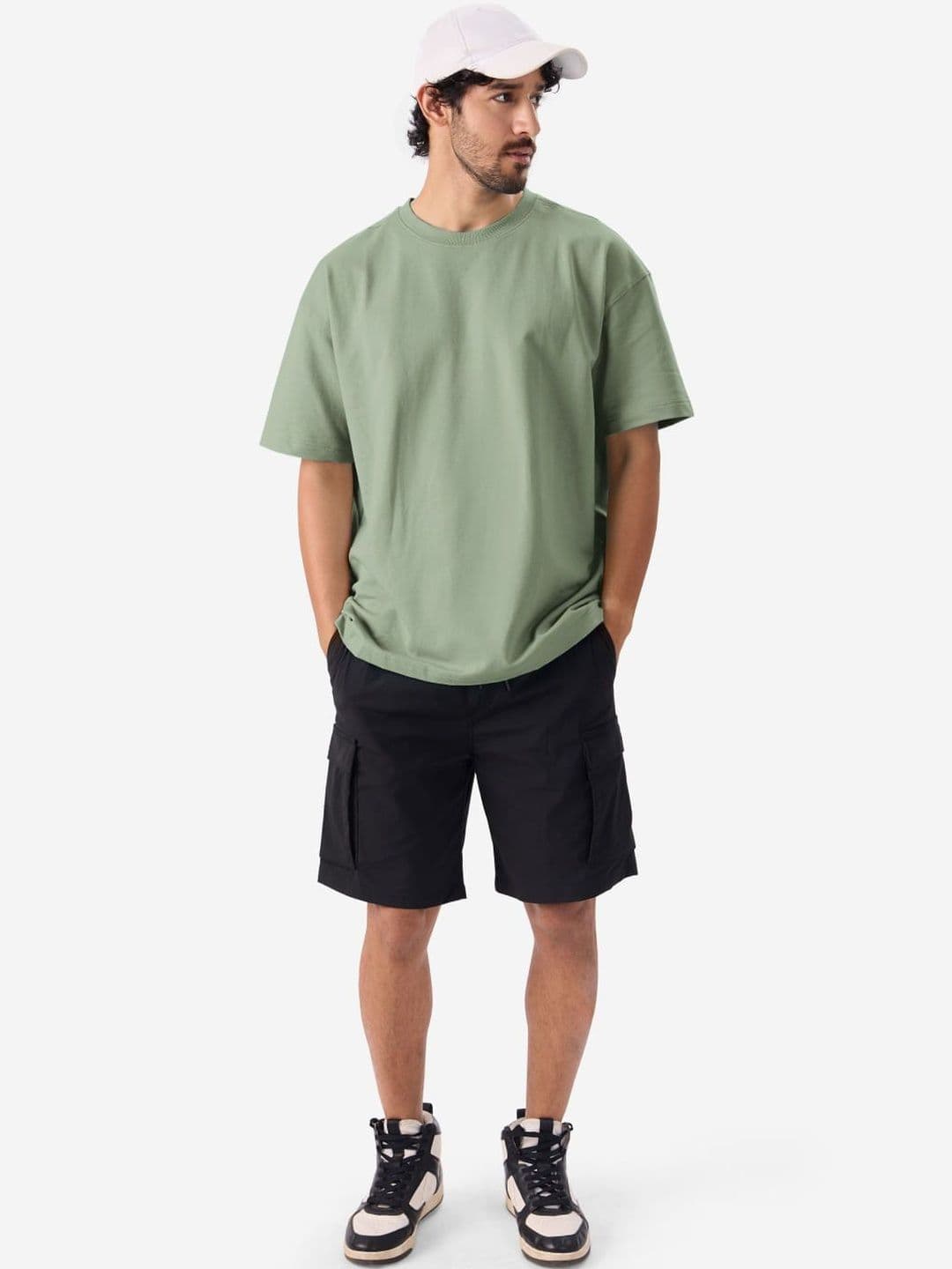 LazyGreg Men Oversized Pure Cotton T-shirt - view 1