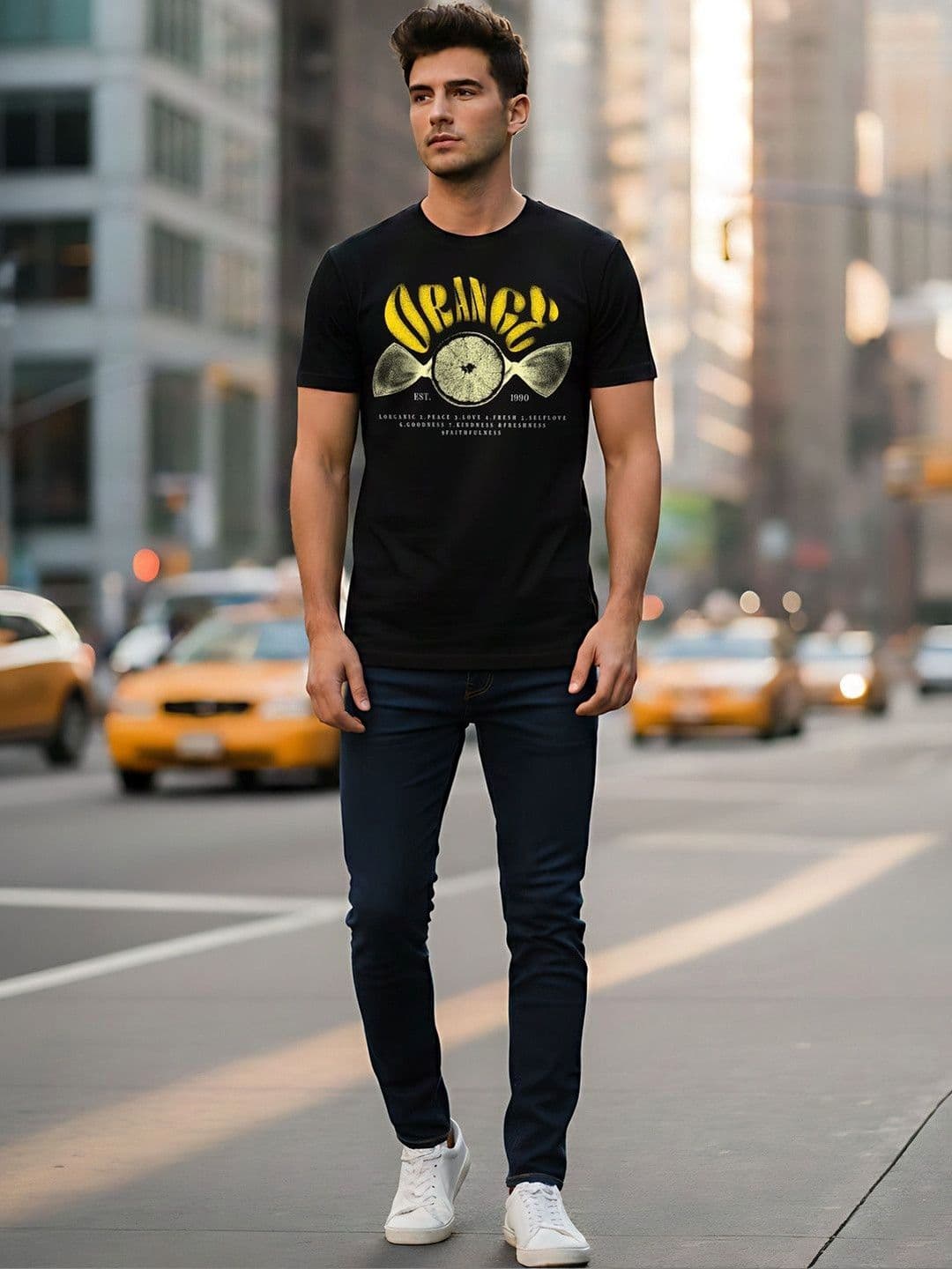SYMBLANCE Men Typography Printed T-shirt - view 1