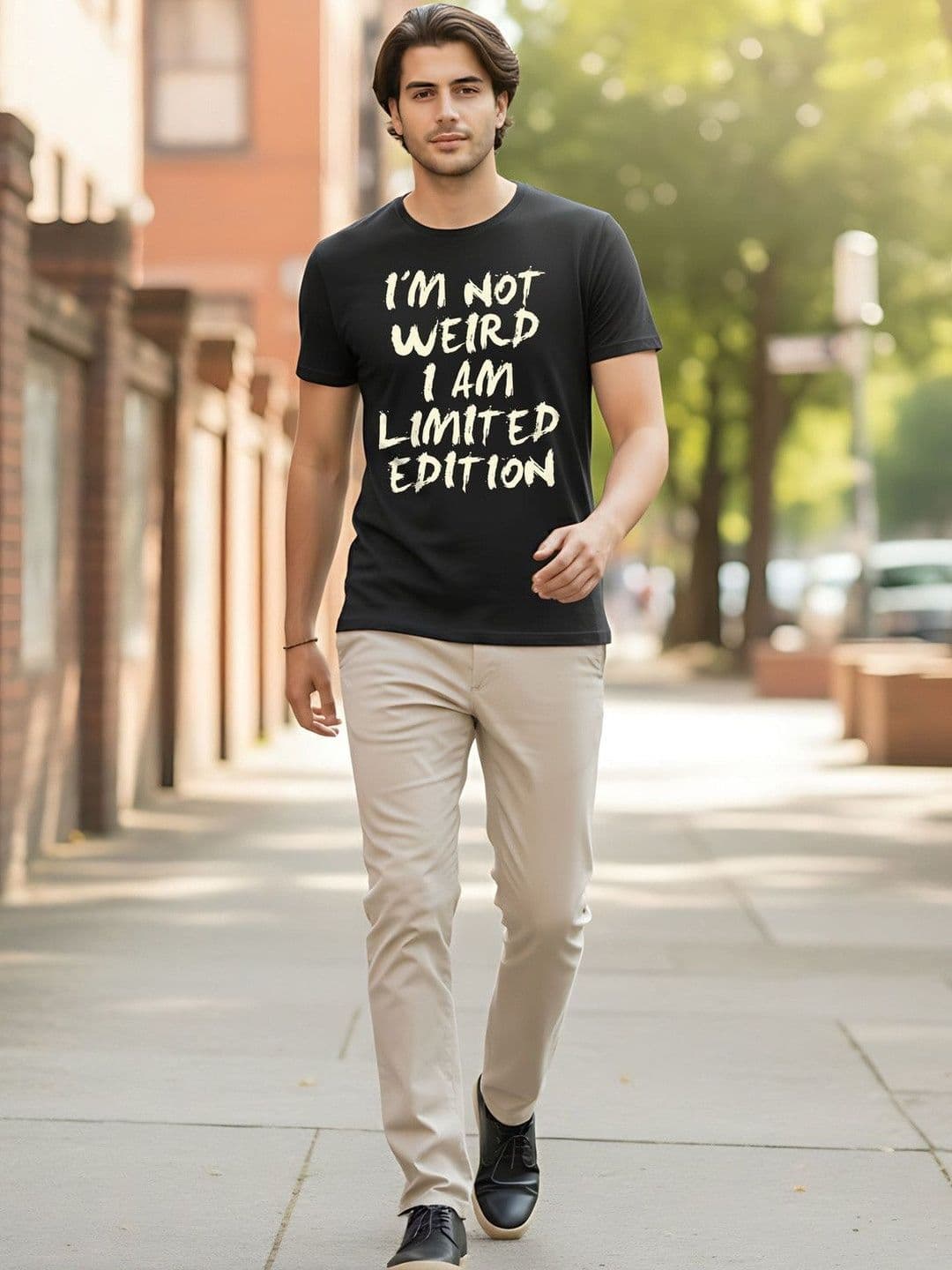 SYMBLANCE Men Typography Printed T-shirt - view 1