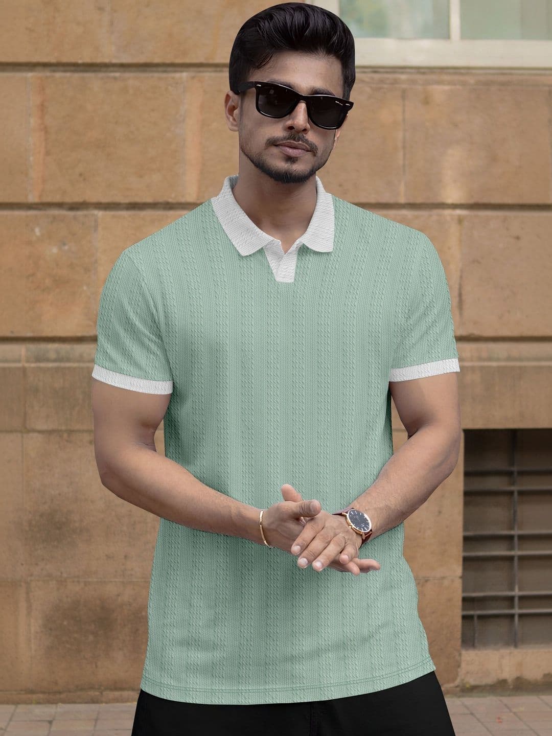 Moda Rapido Men Polo Collar T-shirt - view 1