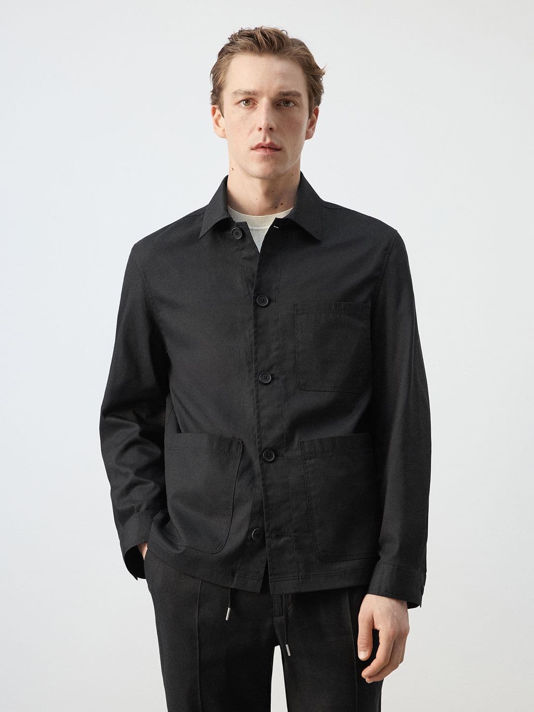 MANGO MAN Men Open Front Jacket - view 1