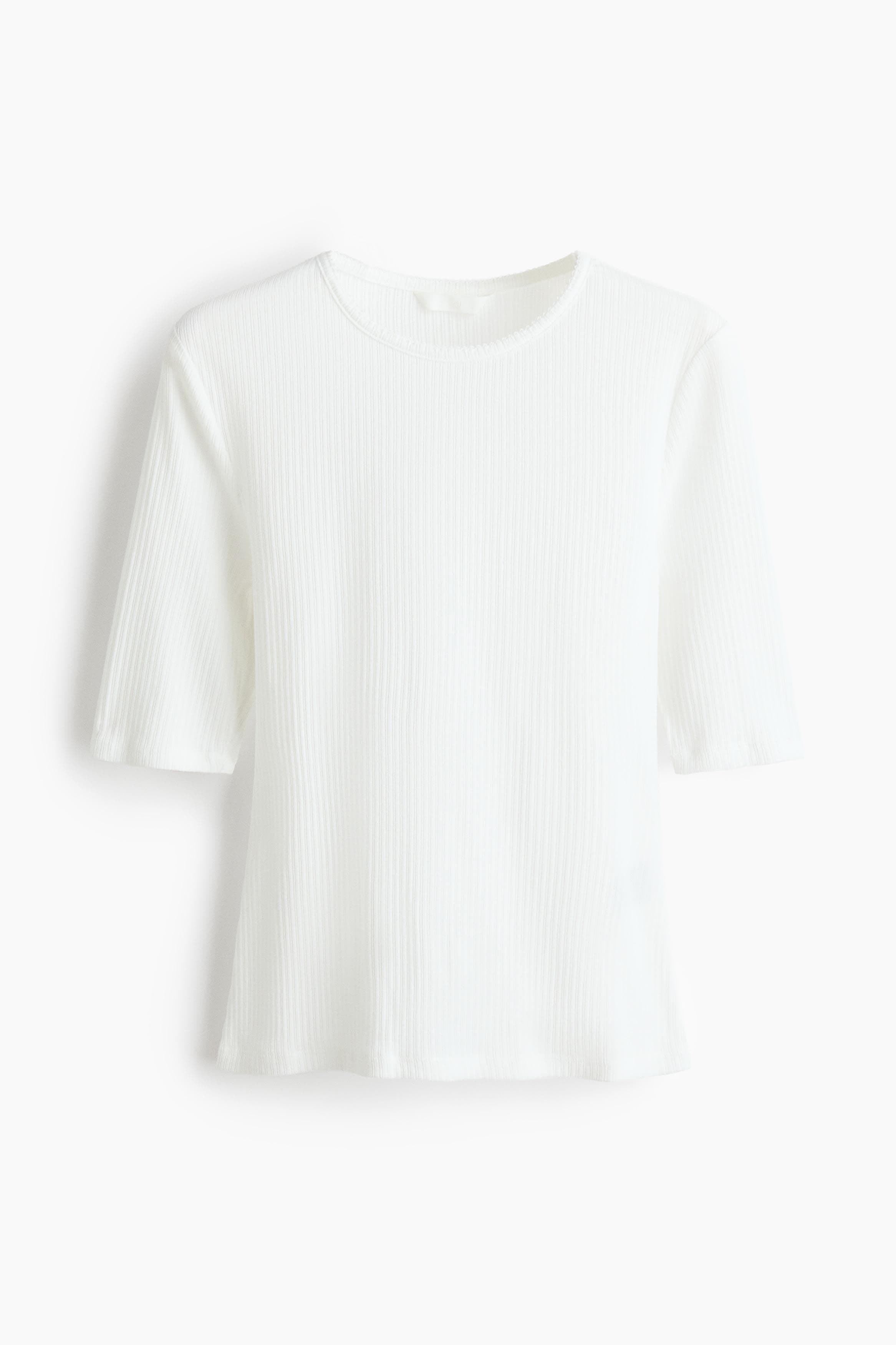 H&M Pointelle Jersey T-Shirt - view 1