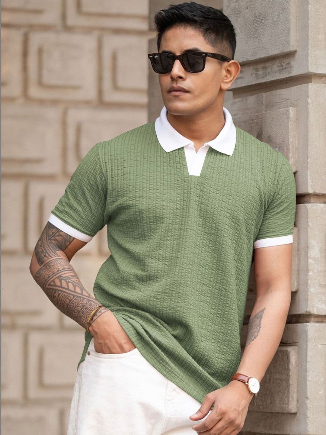 Moda Rapido Men Polo Collar T-shirt - view 1