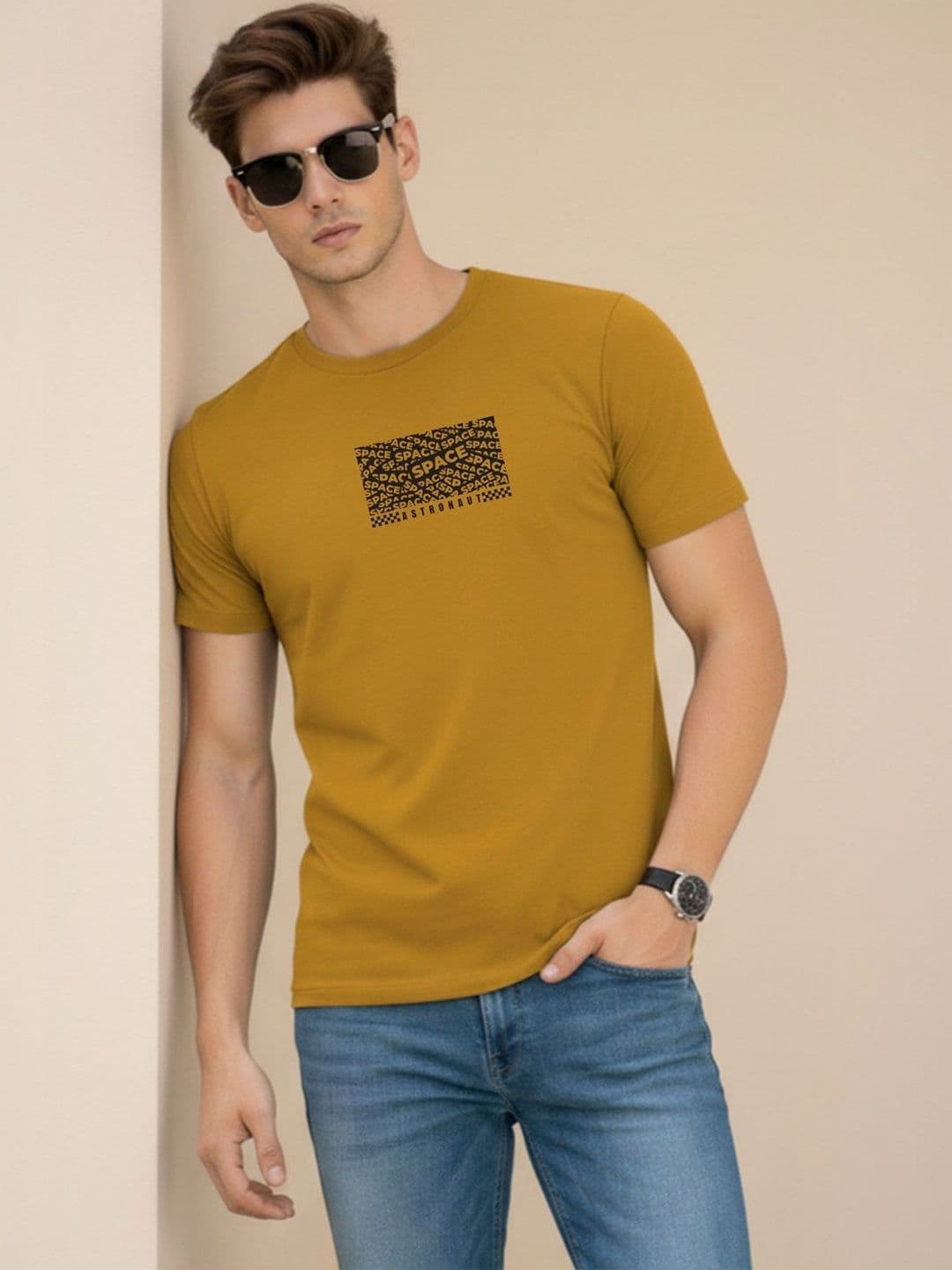 SLOWLORIS Men Typography Printed T-shirt - view 1
