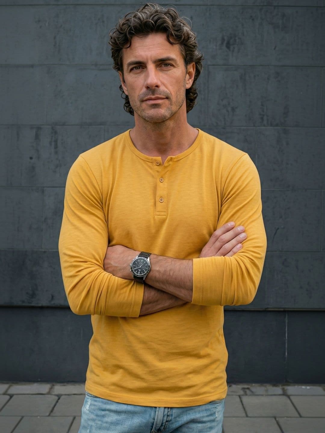 LEON Men Henley Neck T-shirt - view 1