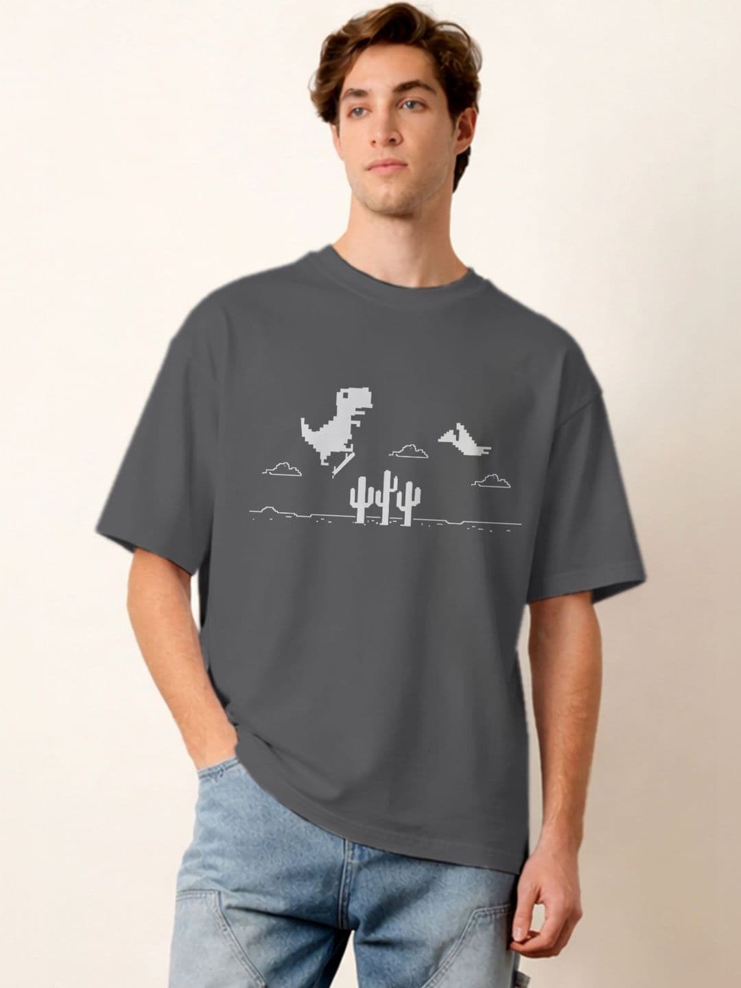 TOGS & TERRE Men Typography Printed Organic Cotton Blend T-shirt - view 1