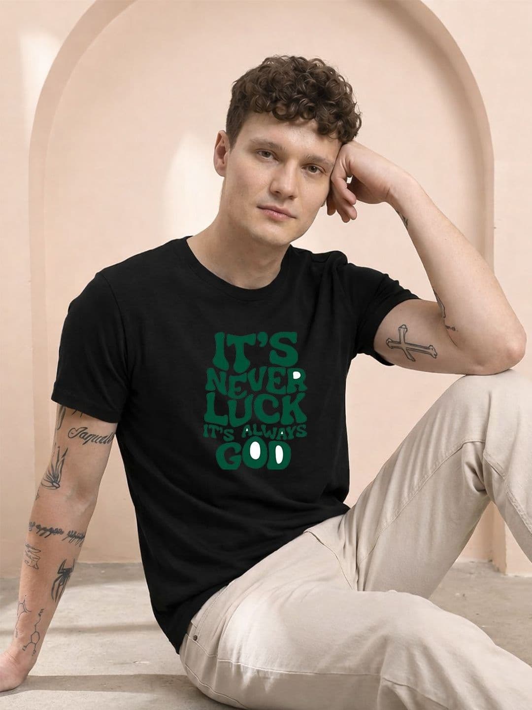 HERE&NOW Men Typography Printed T-shirt - view 1