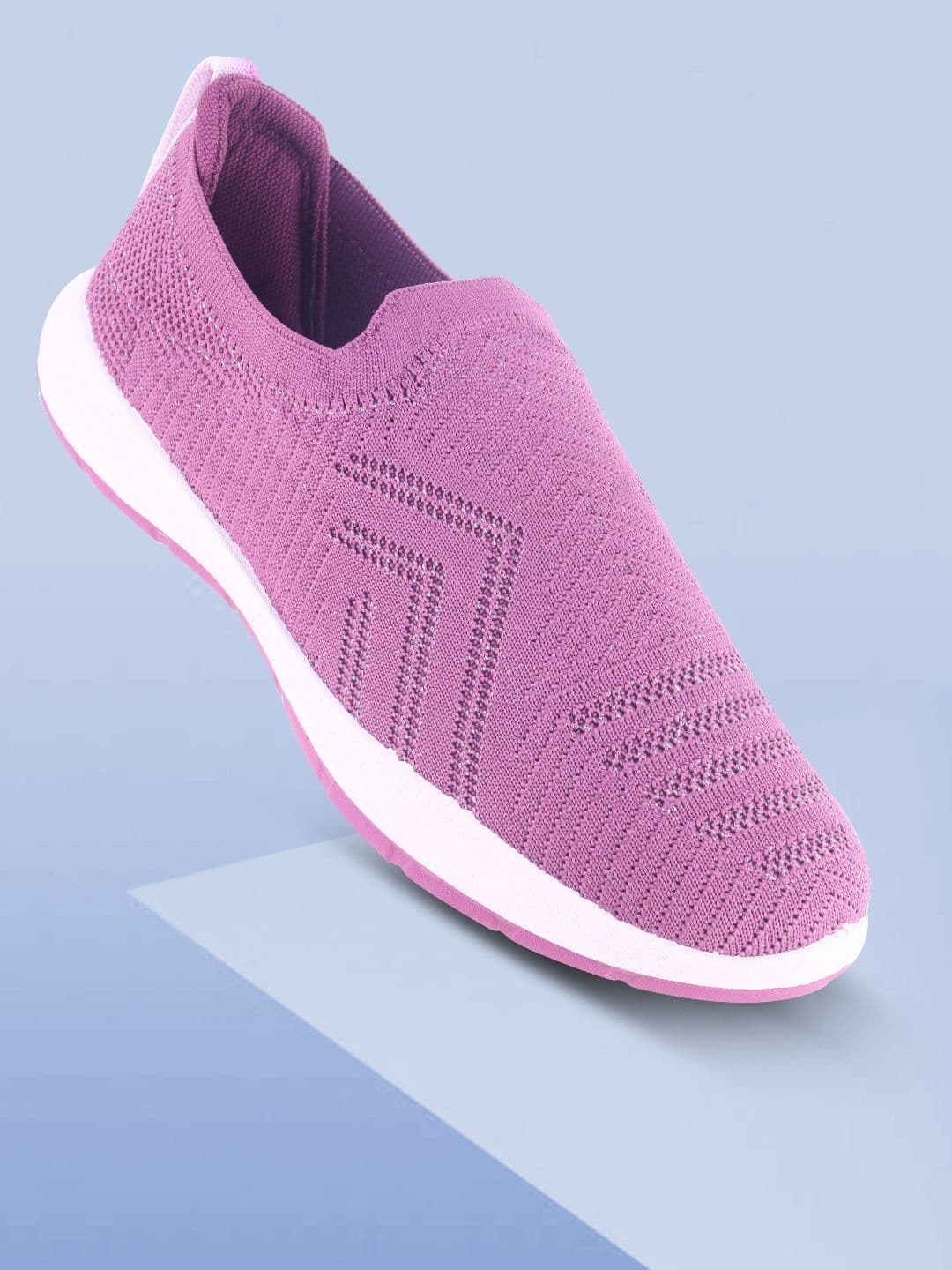 Sparx Women Mesh Non-Marking Slip-On Shoes - view 1