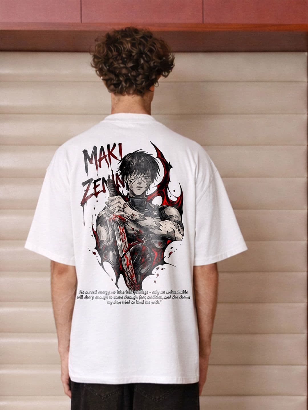 BDSQUARE Men Graphic Printed Round Neck Cotton Oversized T-shirt - view 1
