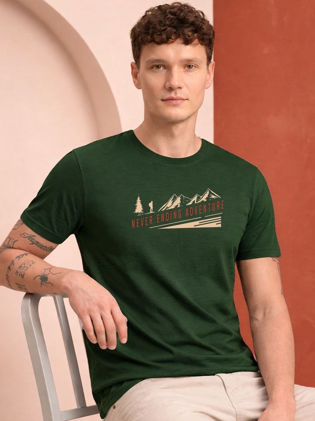 HERE&NOW Men Printed T-shirt - view 1