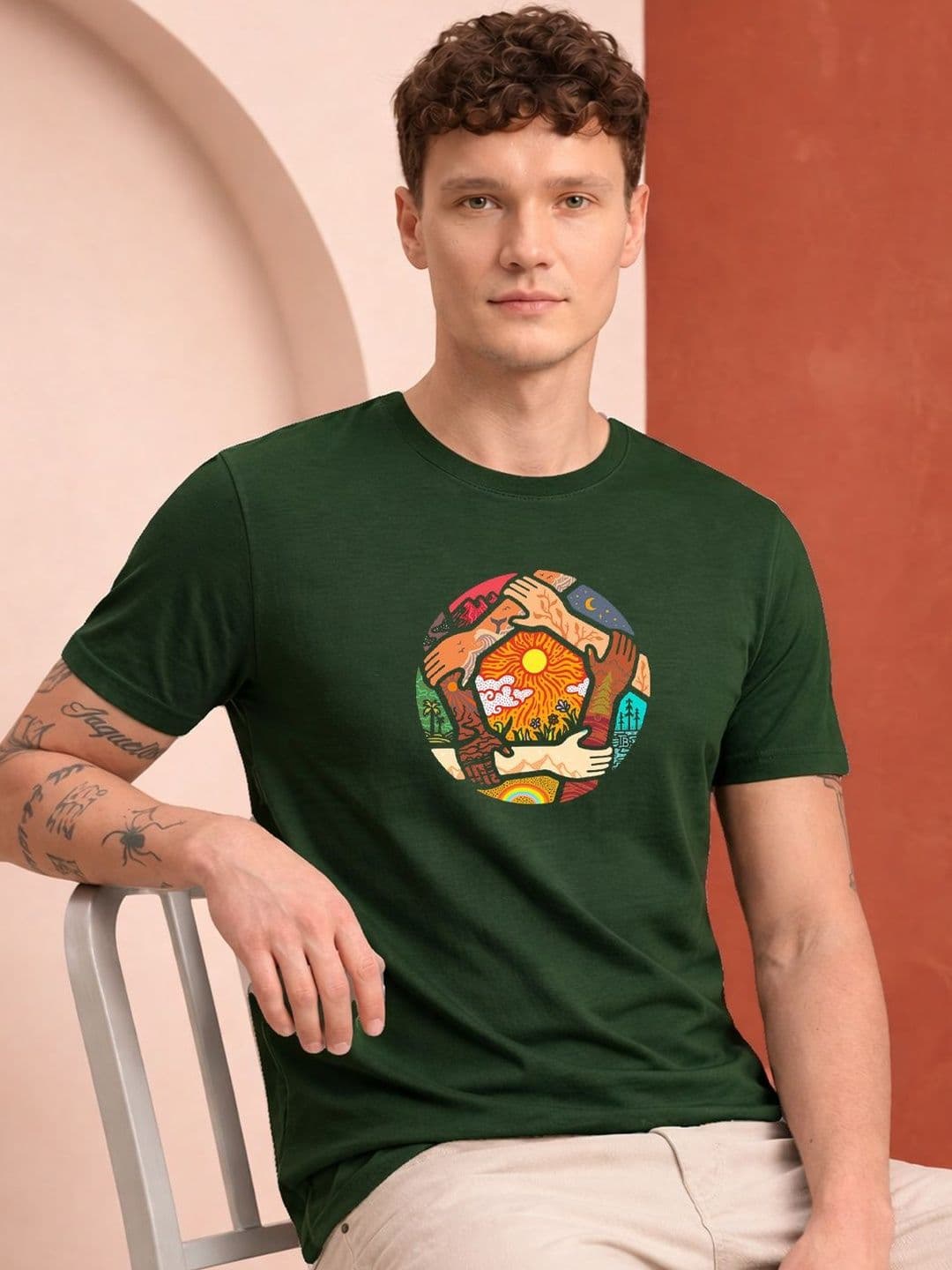 HERE&NOW Men Printed T-shirt - view 1