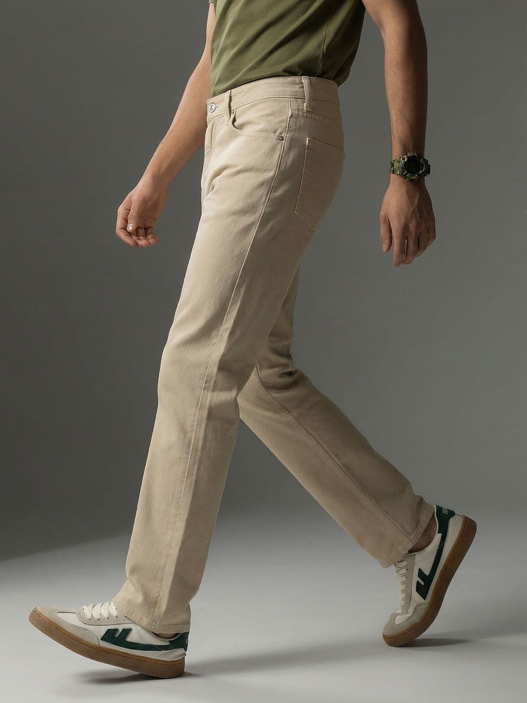 FCUK Men Relaxed Fit Coloured Pure Cotton Jeans - view 1
