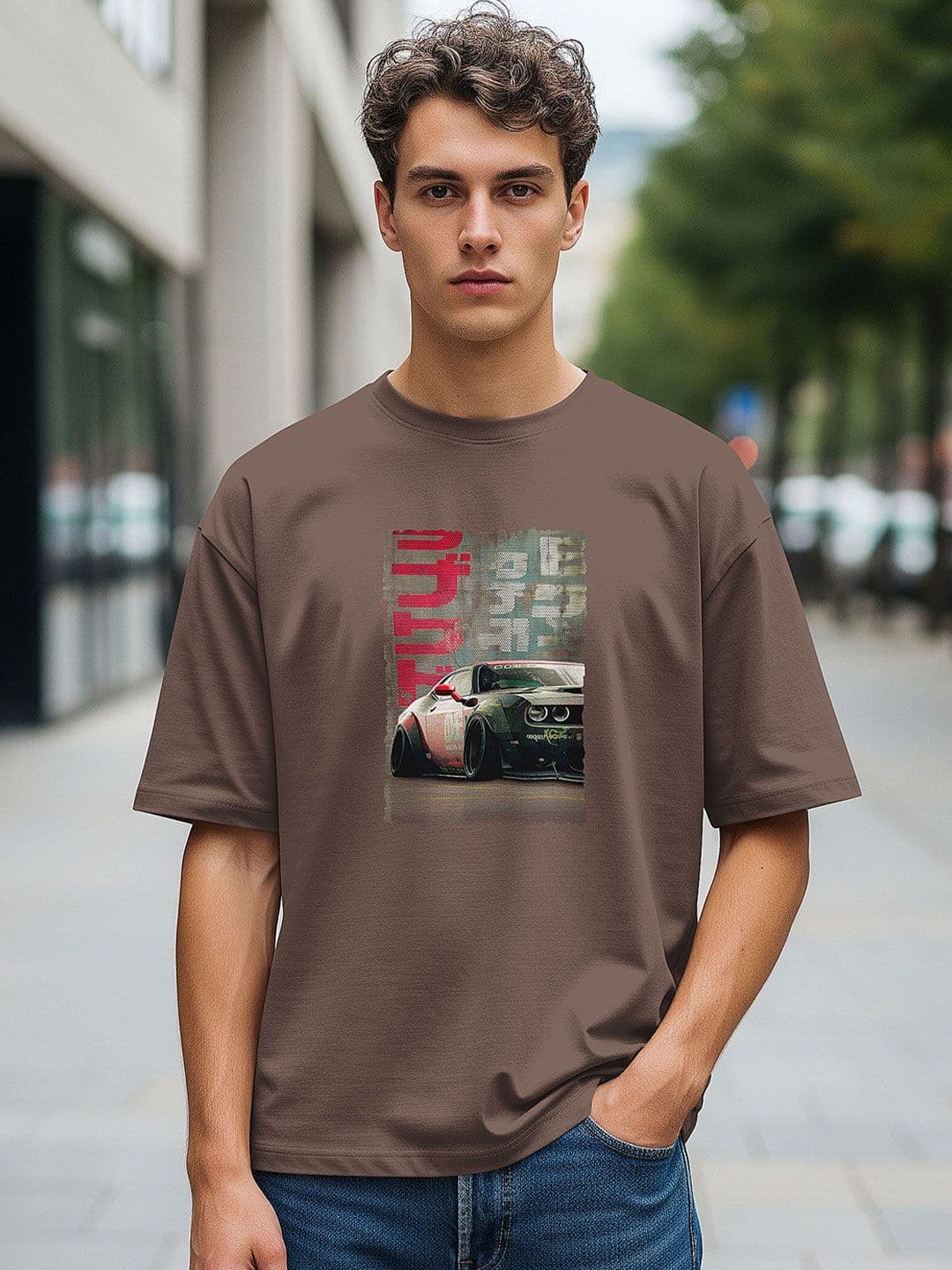 BULLMER Graphic Printed Round Neck T-shirt - view 1