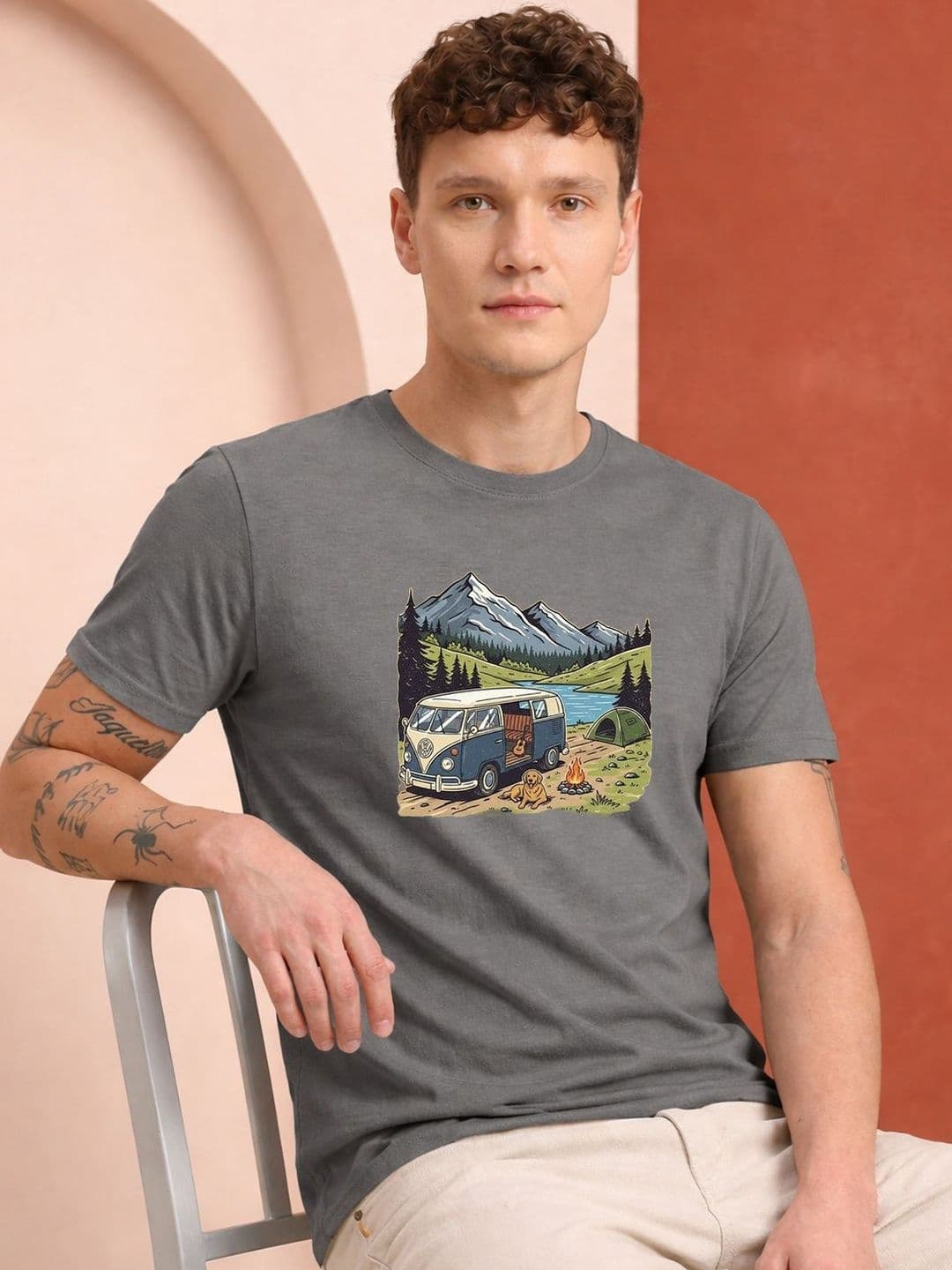 HERE&NOW Men Printed T-shirt - view 1