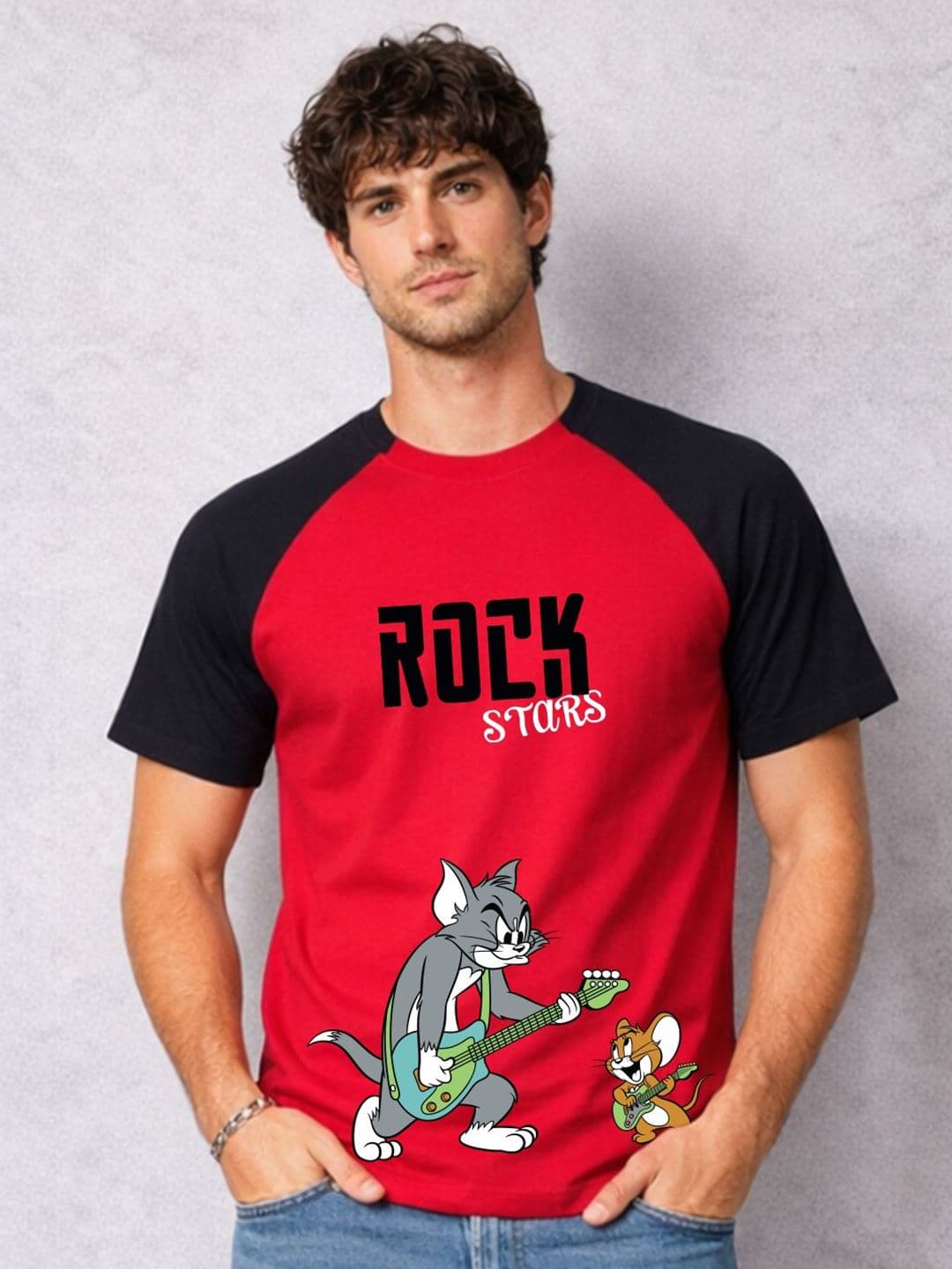 Kook N Keech Men half sleeve Tom & Jerry printed T-shirt - view 1