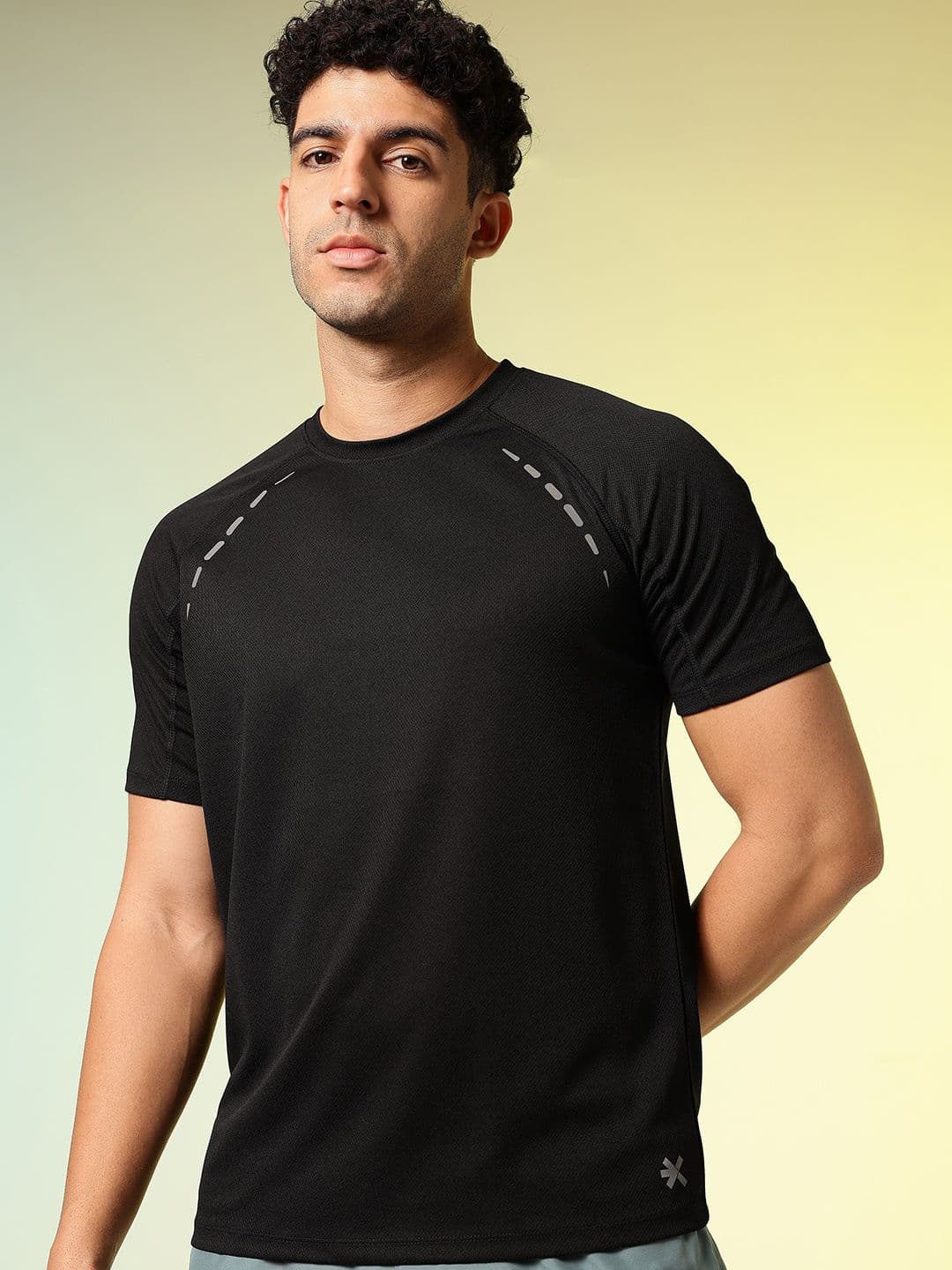 HRX by Hrithik Roshan Raglan Sleeves Rapid-Dry Running T-shirt - view 1