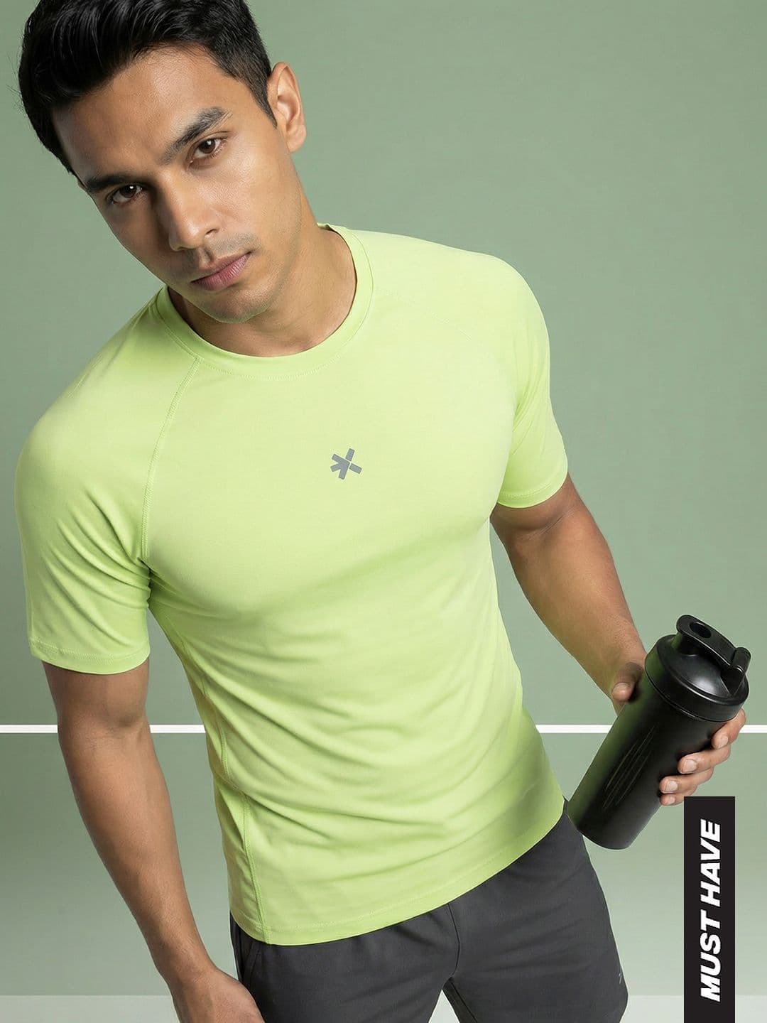 HRX by Hrithik Roshan Rapid-Dry Slim Fit Running T-shirt - view 1